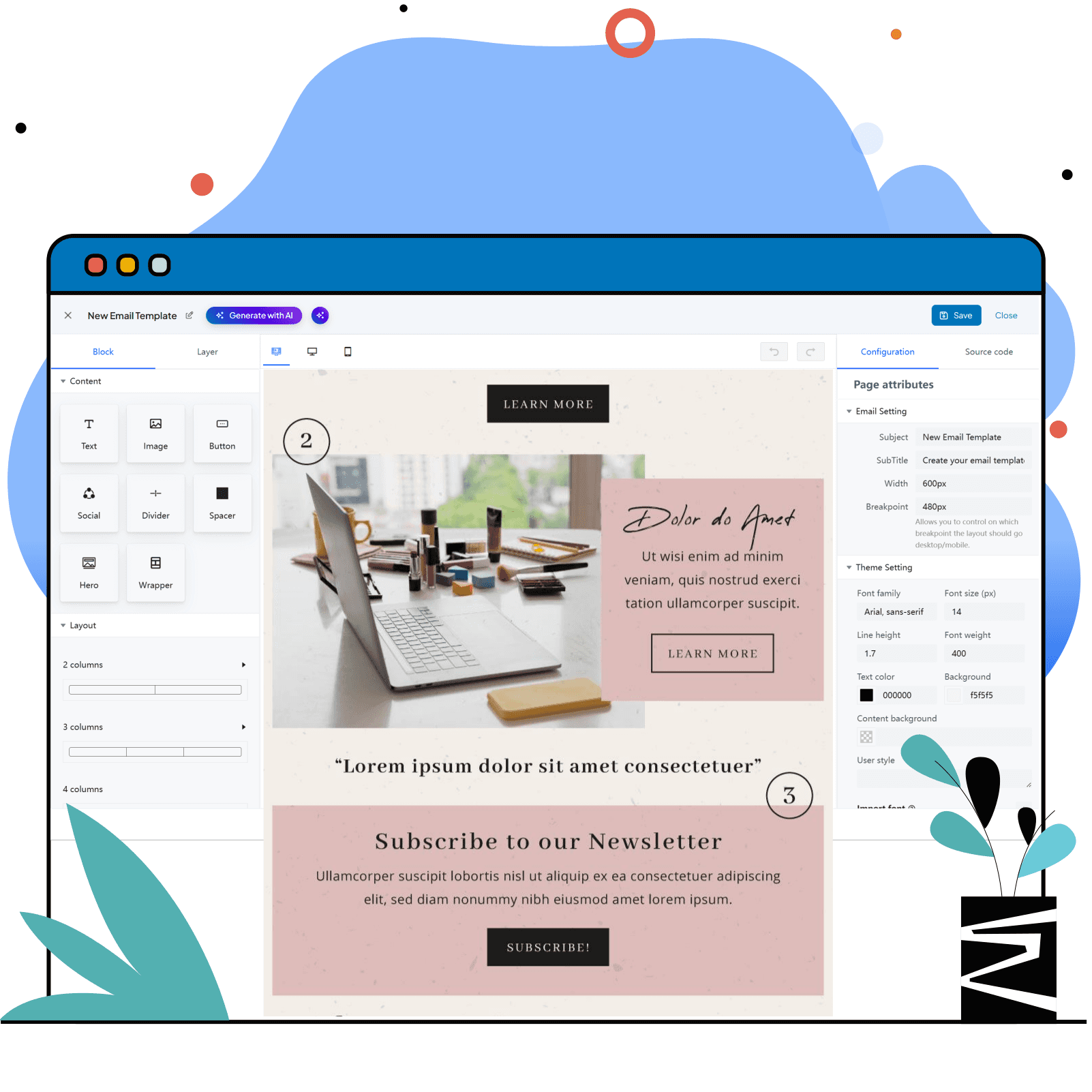 Email Drag-and-Drop Builder
