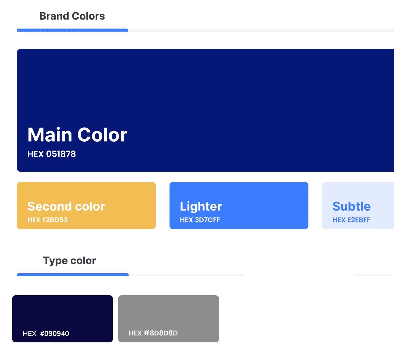 Quareb color palette