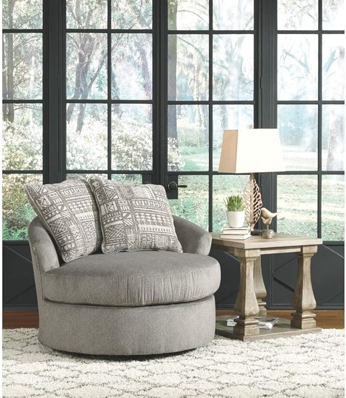 Elegant soletren swivel accent chair with modern appeal and high-quality craftsmanship.