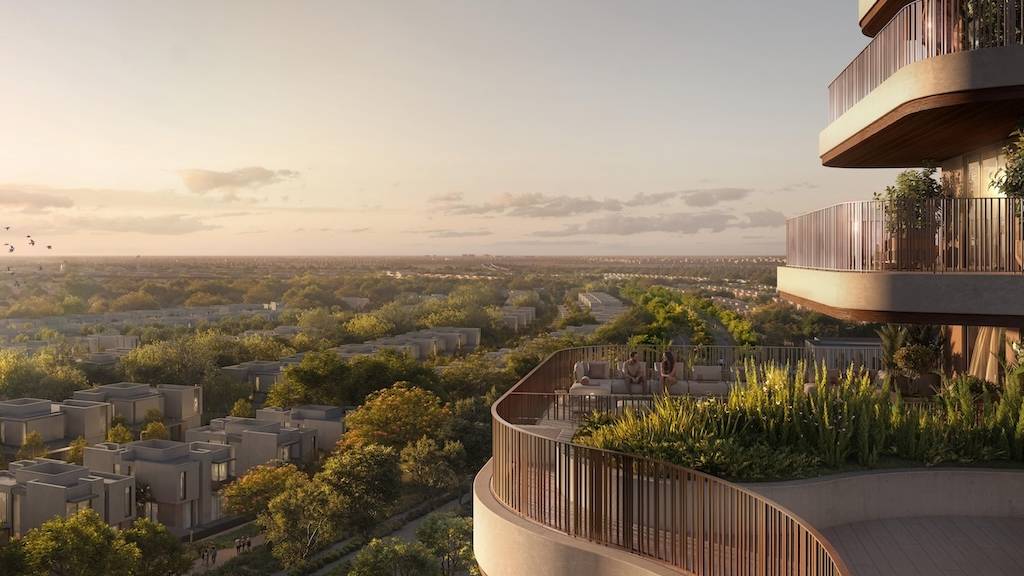 The wilds residences terrace view