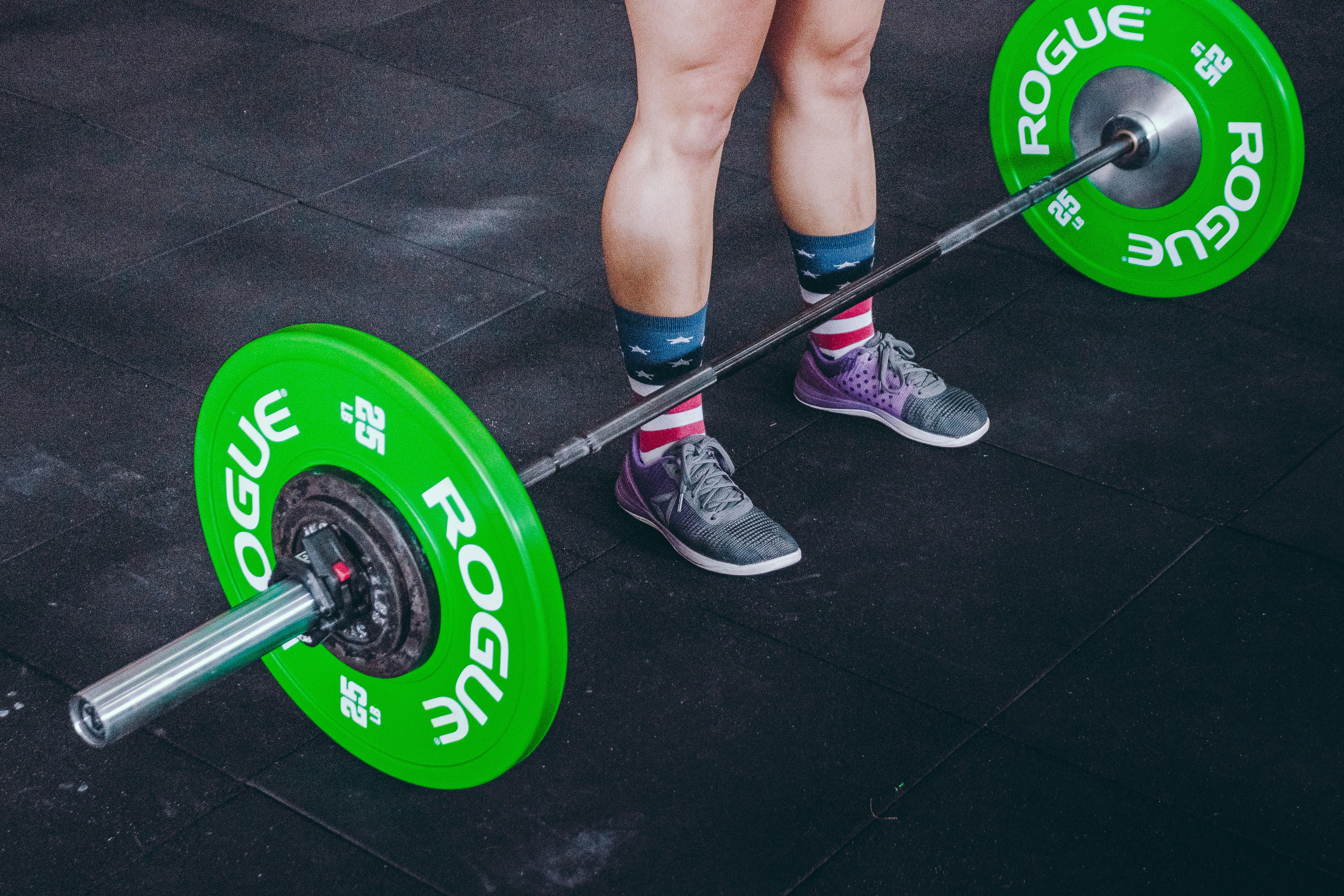 Athlete Getting Ready to Deadlift