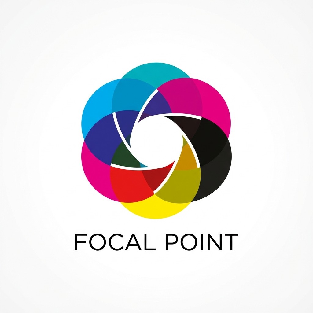 Focal point Logo generated by DFiIRST AI Logo Generator