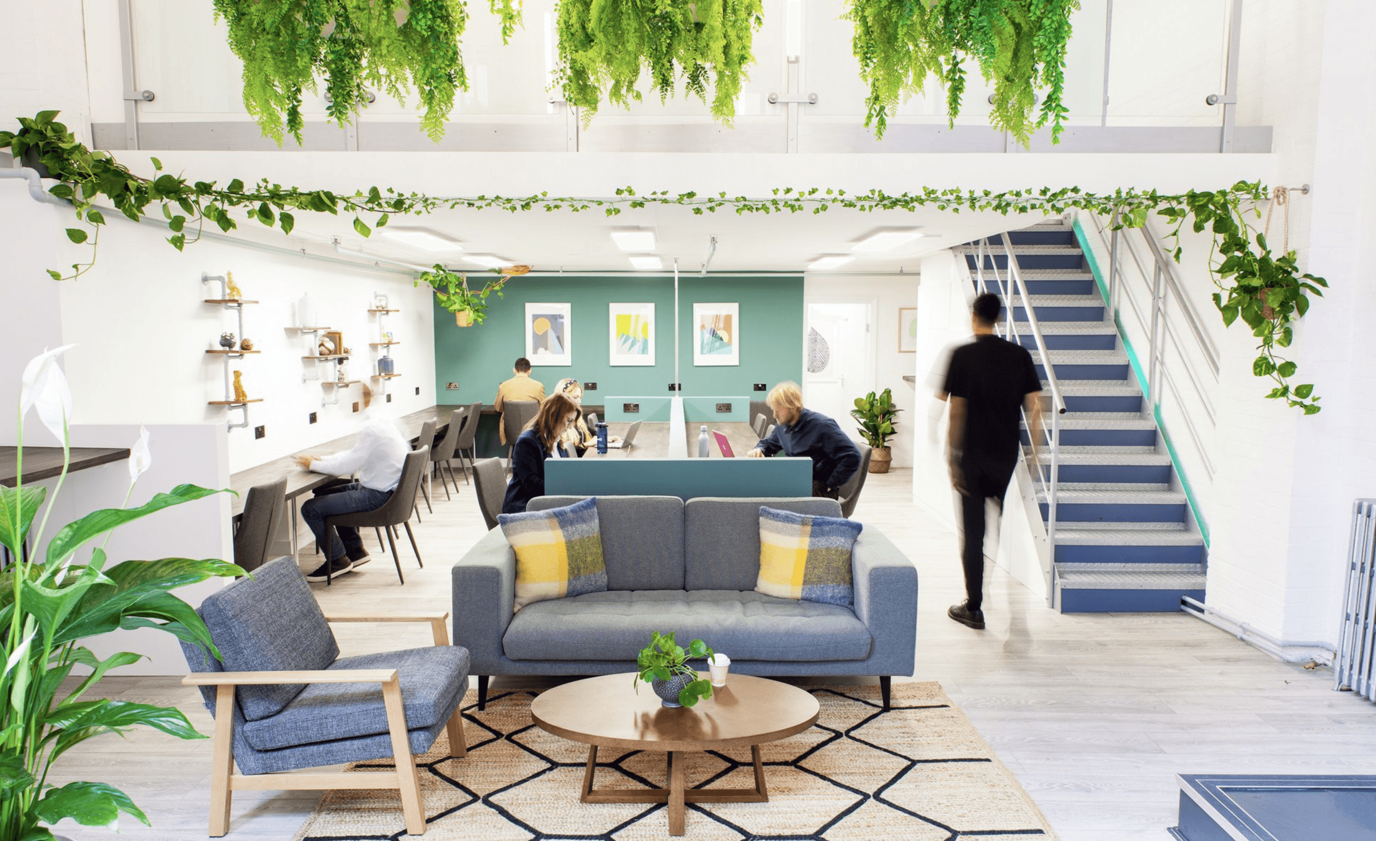 the carefree coworking space that is available to employees