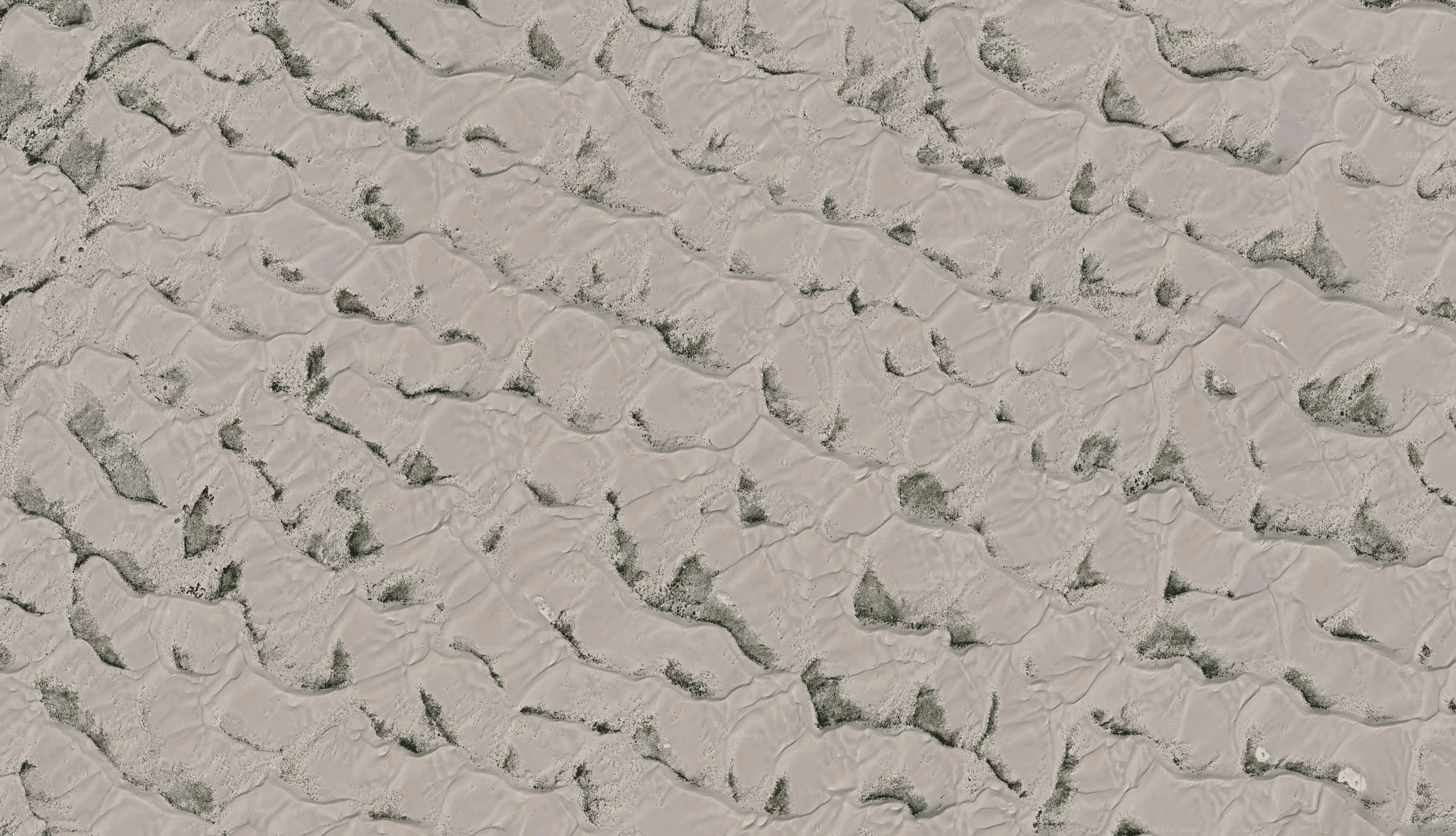 A satellite image of Little Sahara National Recreation Area in Utah