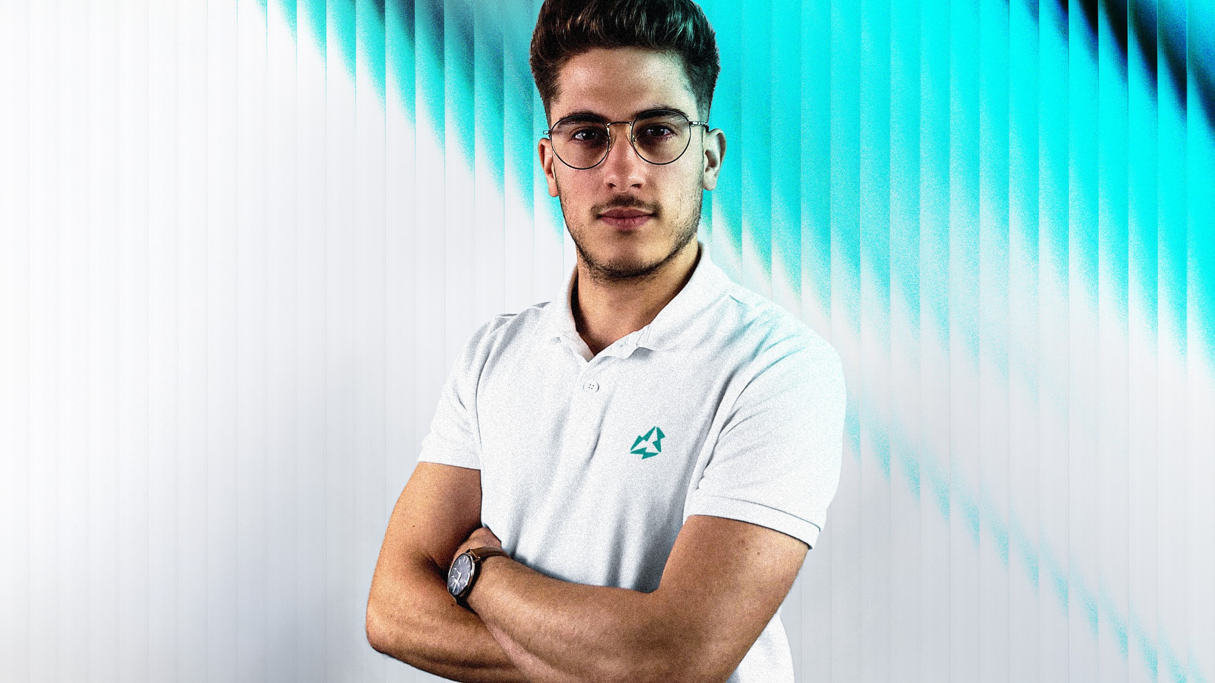 Smiling young Asian woman with long black hair, wearing a brown turtleneck against a neutral gray background. Warm and approachable vibe.