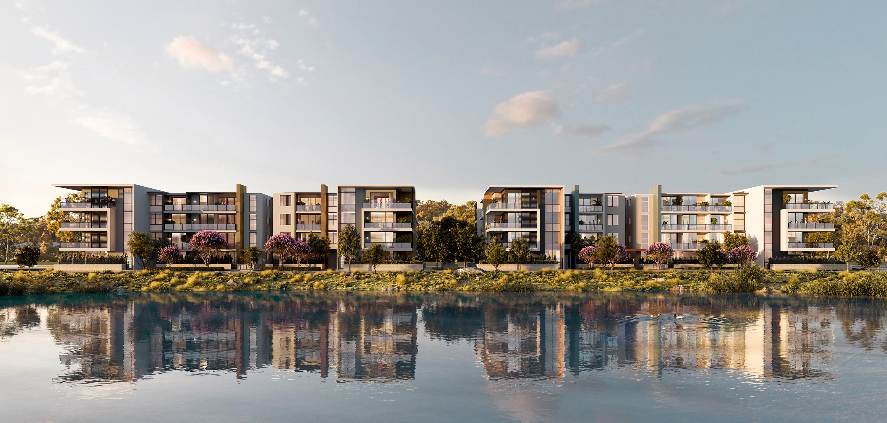 Geometric wooden wall panels with angled shapes and warm highlights.