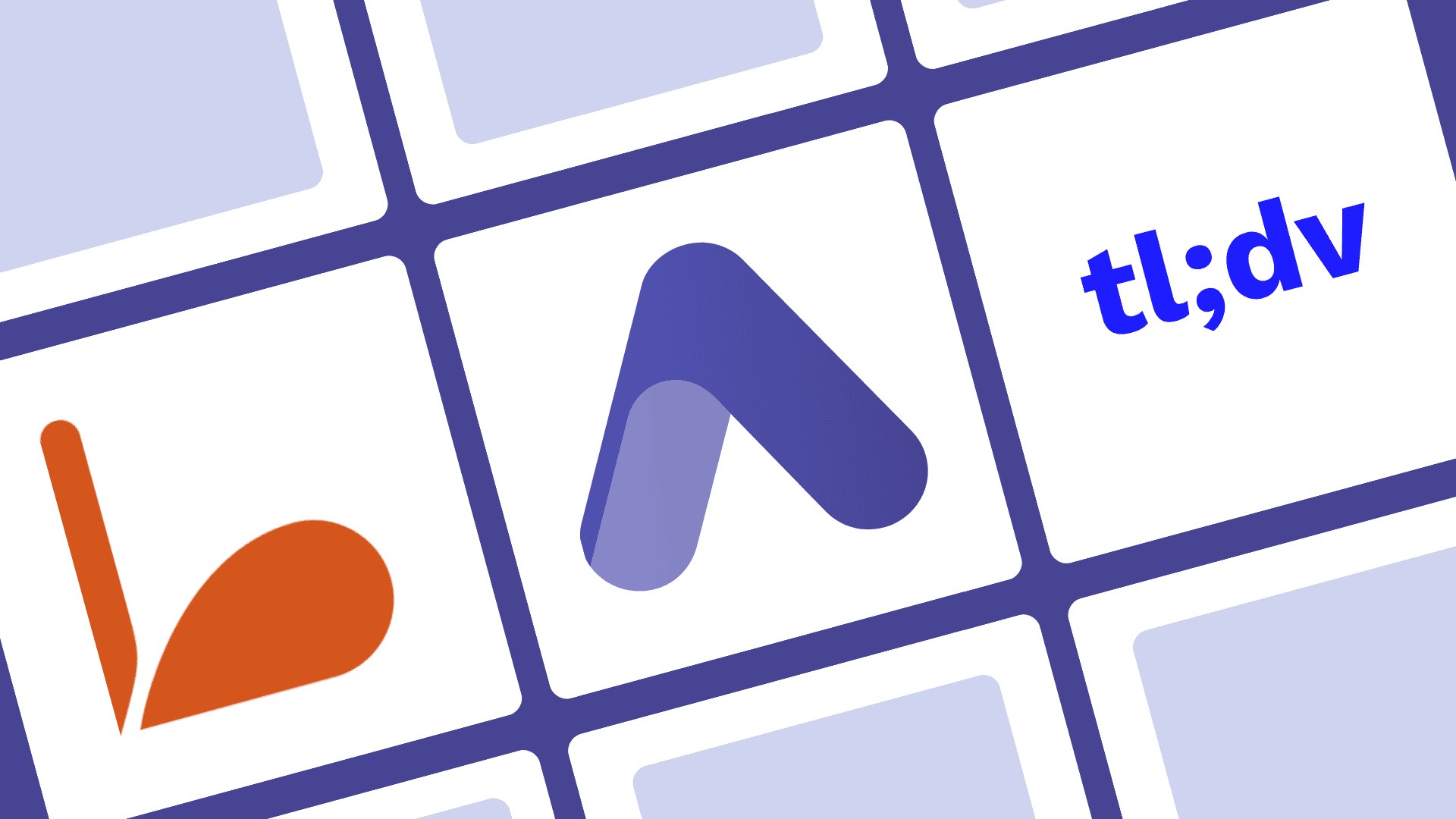 Various AI productivity tool logos displayed - Read.ai vs Otter.ai