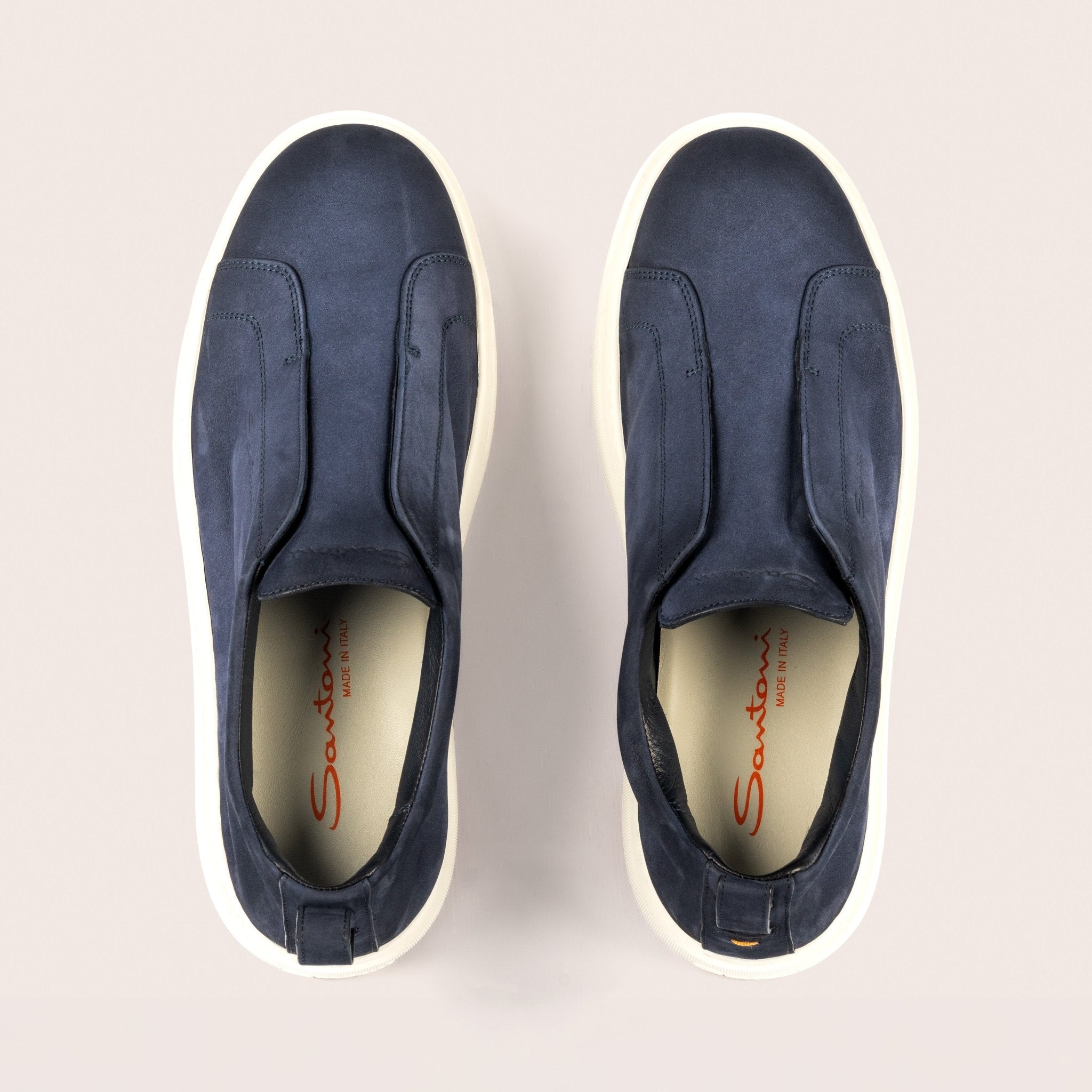 Men’s blue slip - on sneaker - Mandelli UK