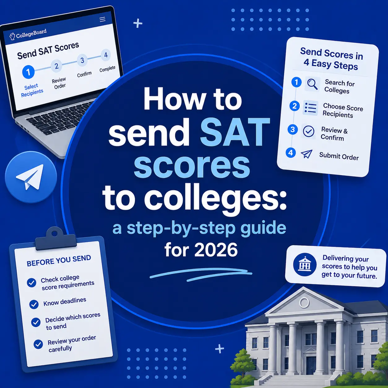 How to send SAT scores to colleges: a step-by-step guide for 2026