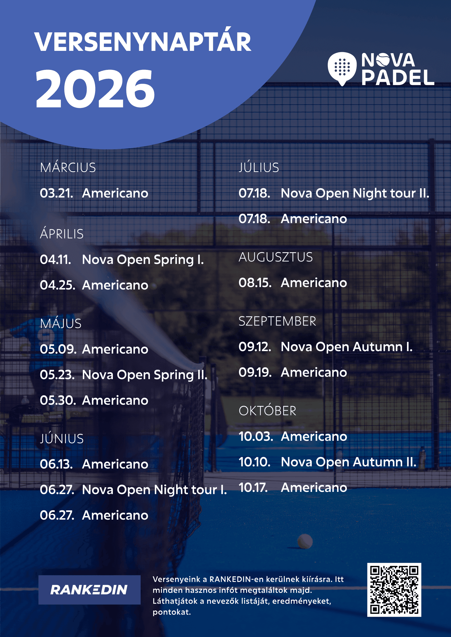 Padel rackets on the padel court