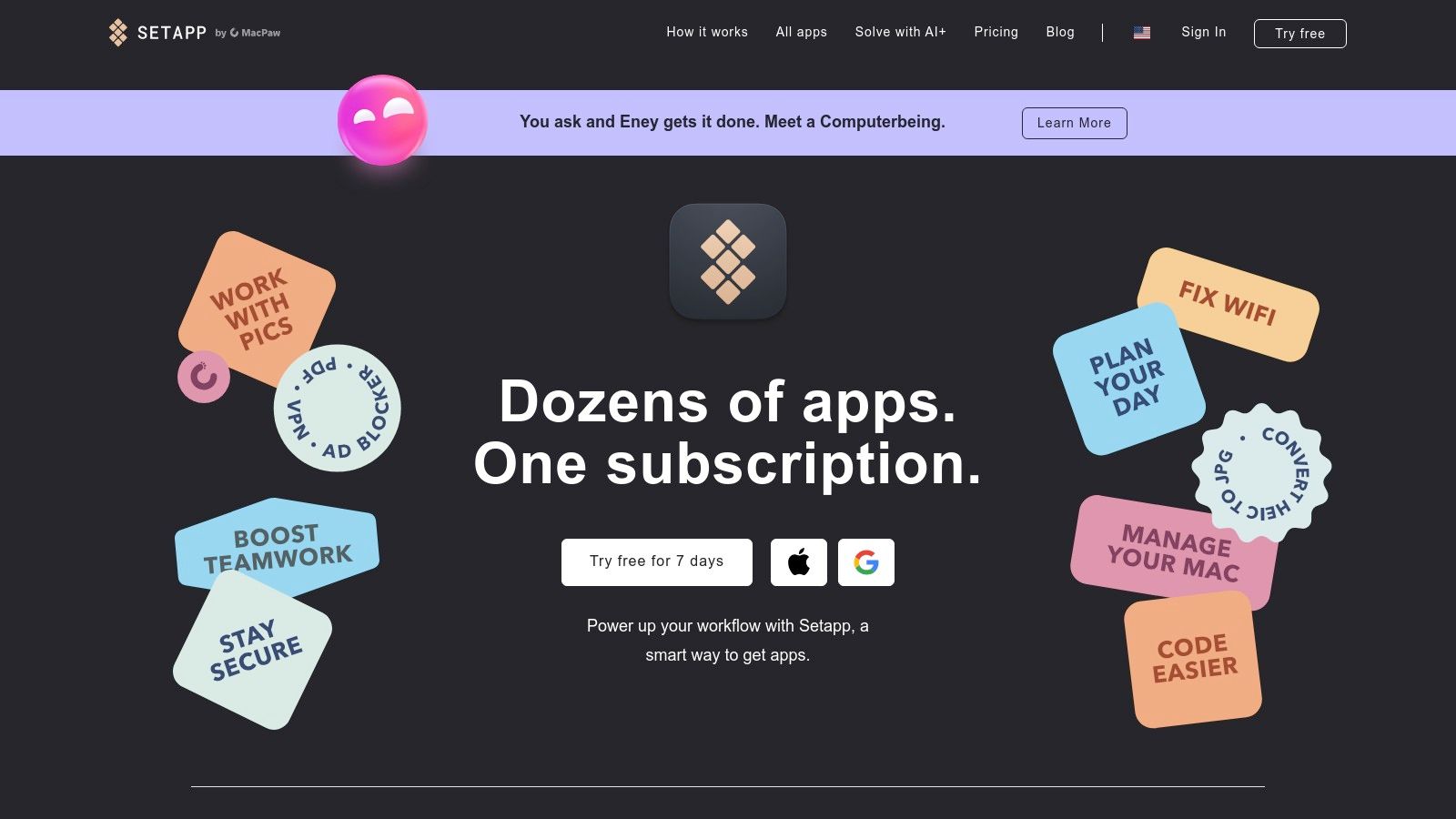 Setapp (Mac and iOS app subscription bundle)