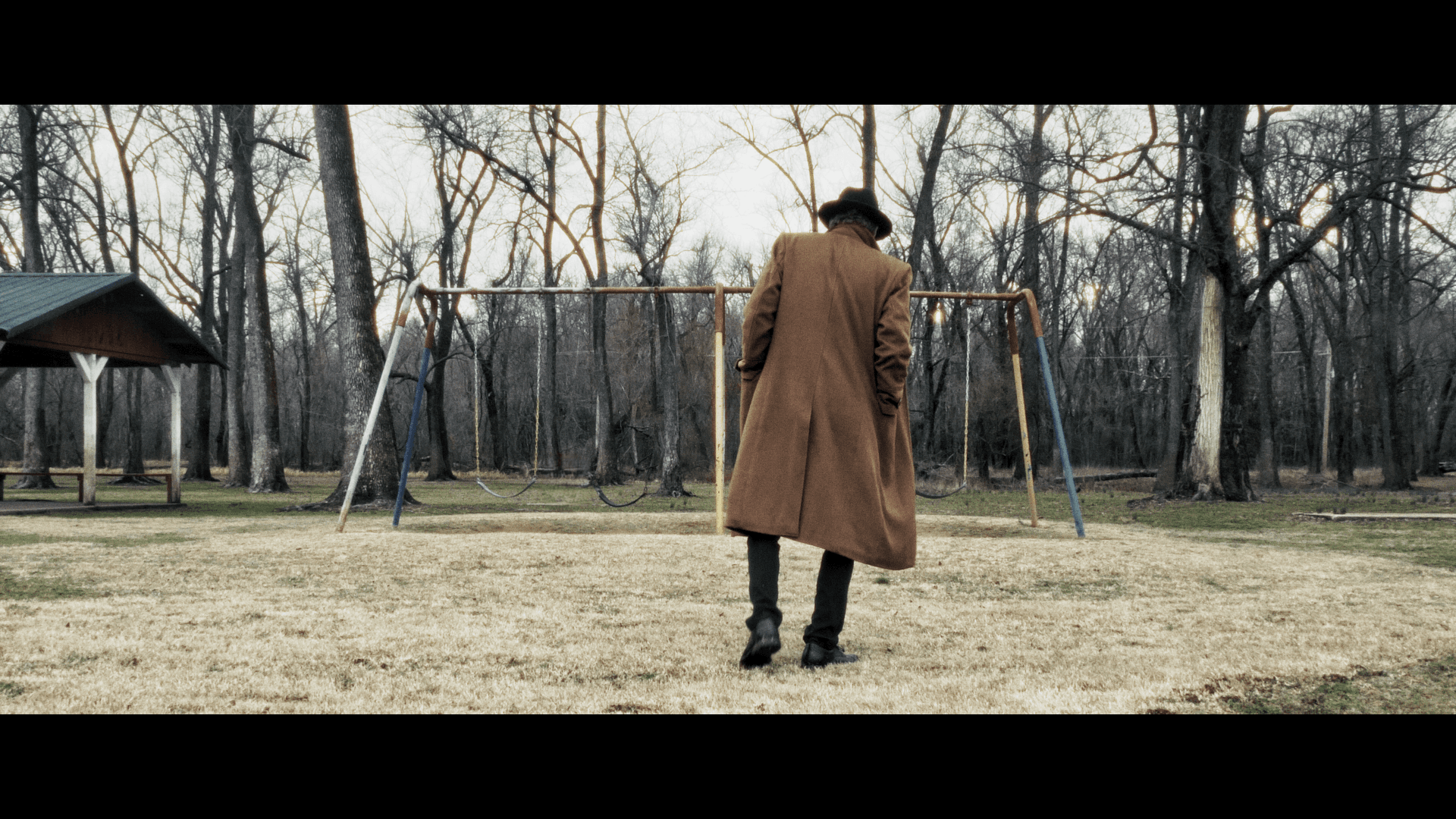 Cinematic dark studio setup with production atmosphere