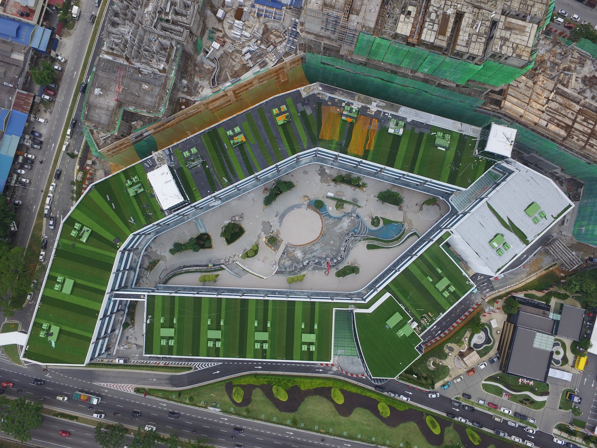 Rooftop view of Eco Sky project by Asima Architects