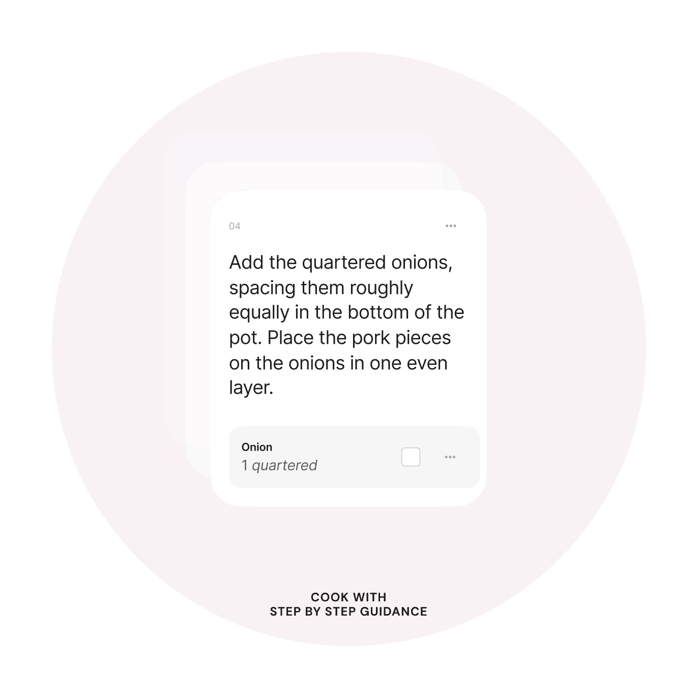 A square note icon with a quote about contemplation and decision-making against a circular background.