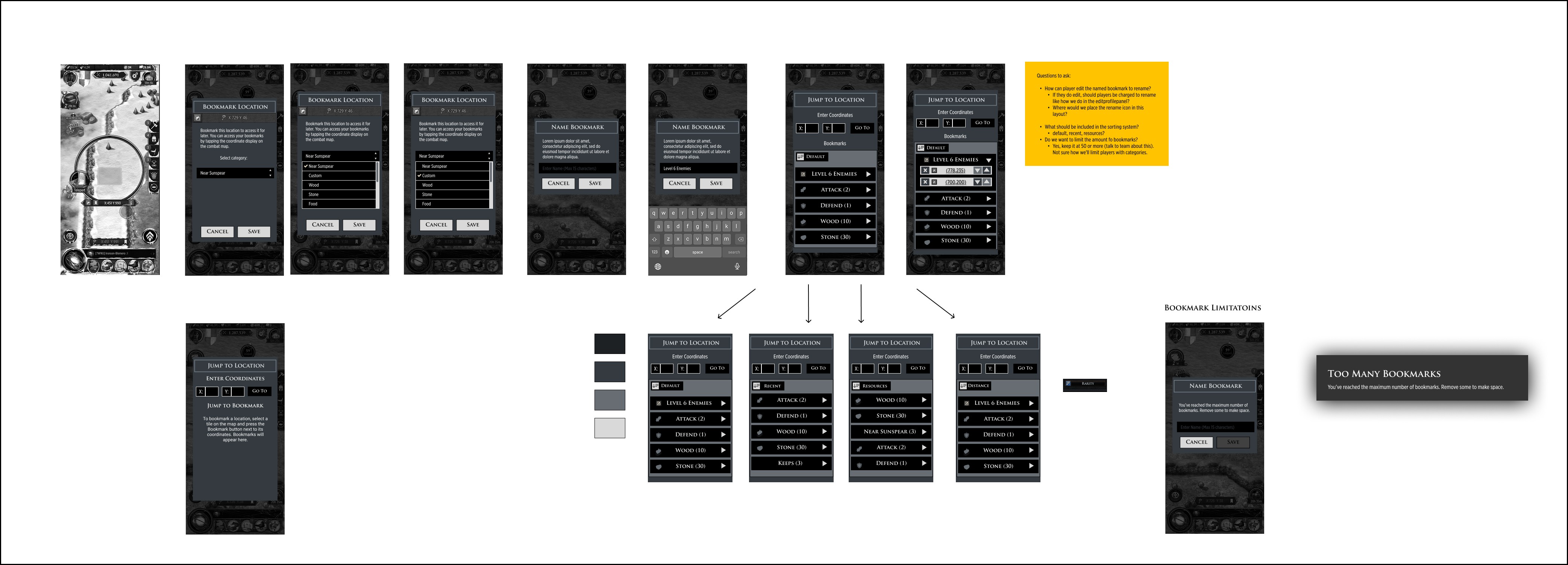 Option A wireframe