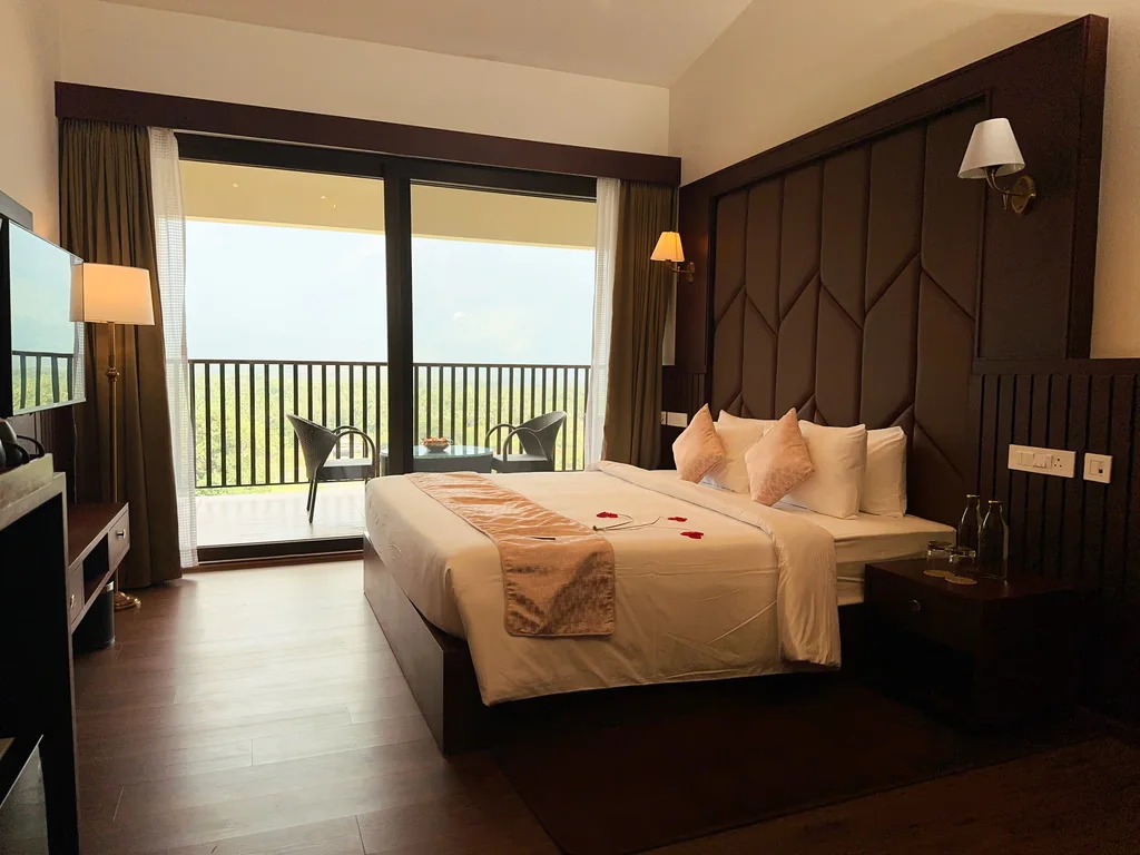 "Unwind in the exclusive indoor pool of our Premium Pool Villa at Au Revoir Wellness Resort – A perfect blend of luxury and serenity.