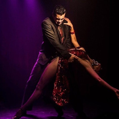 炽热的拥抱和诗意的优雅在热情的探戈中交织