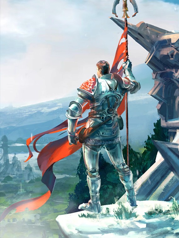 adventurer looking over Gielinor