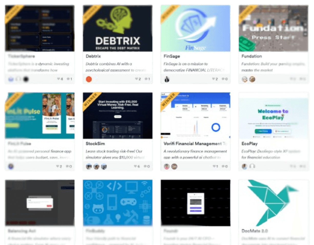 Visual of journal entries in Positive