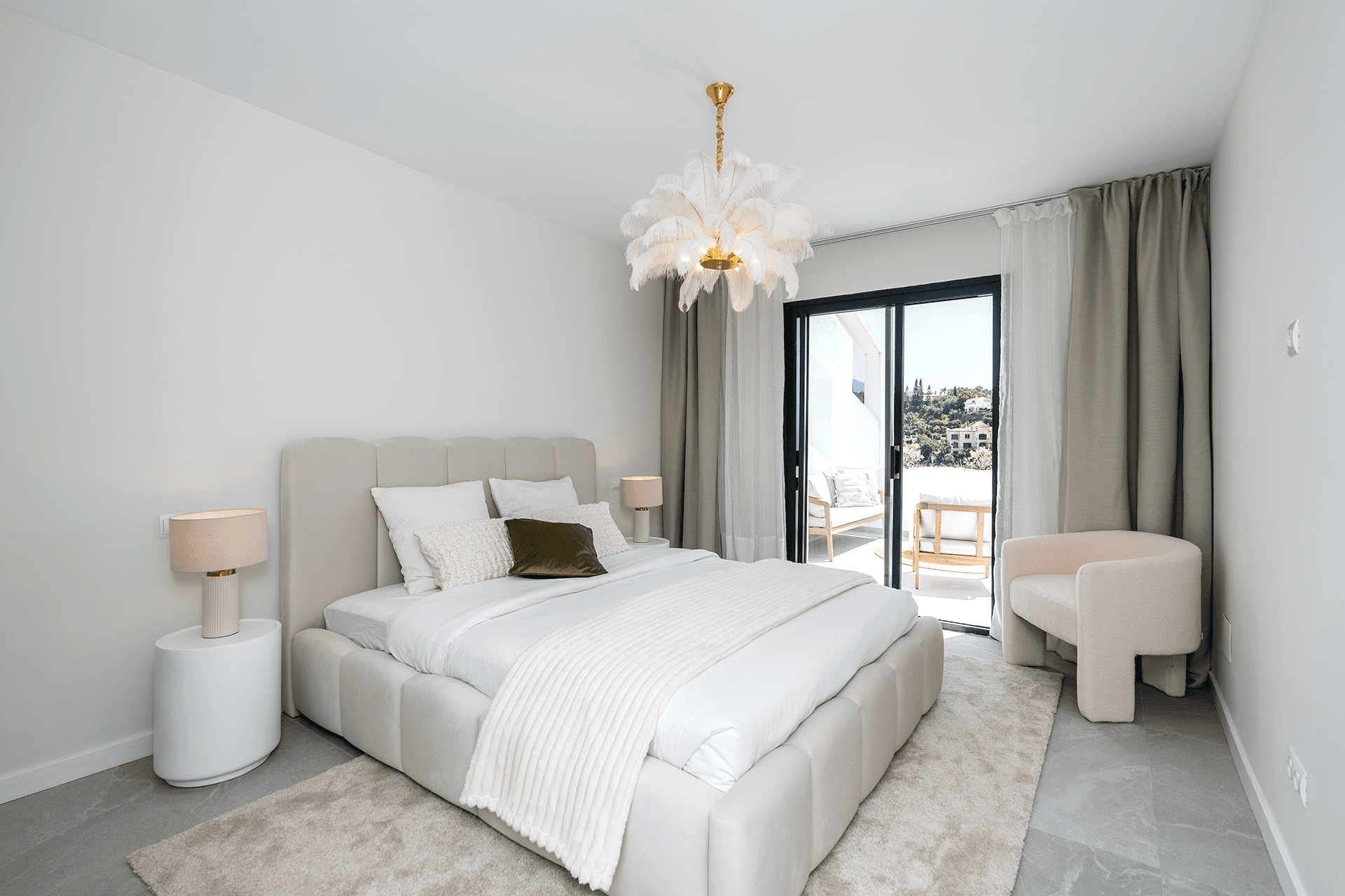 Elegant en-suite badkamer met premium afwerkingen in La Quinta golfappartement