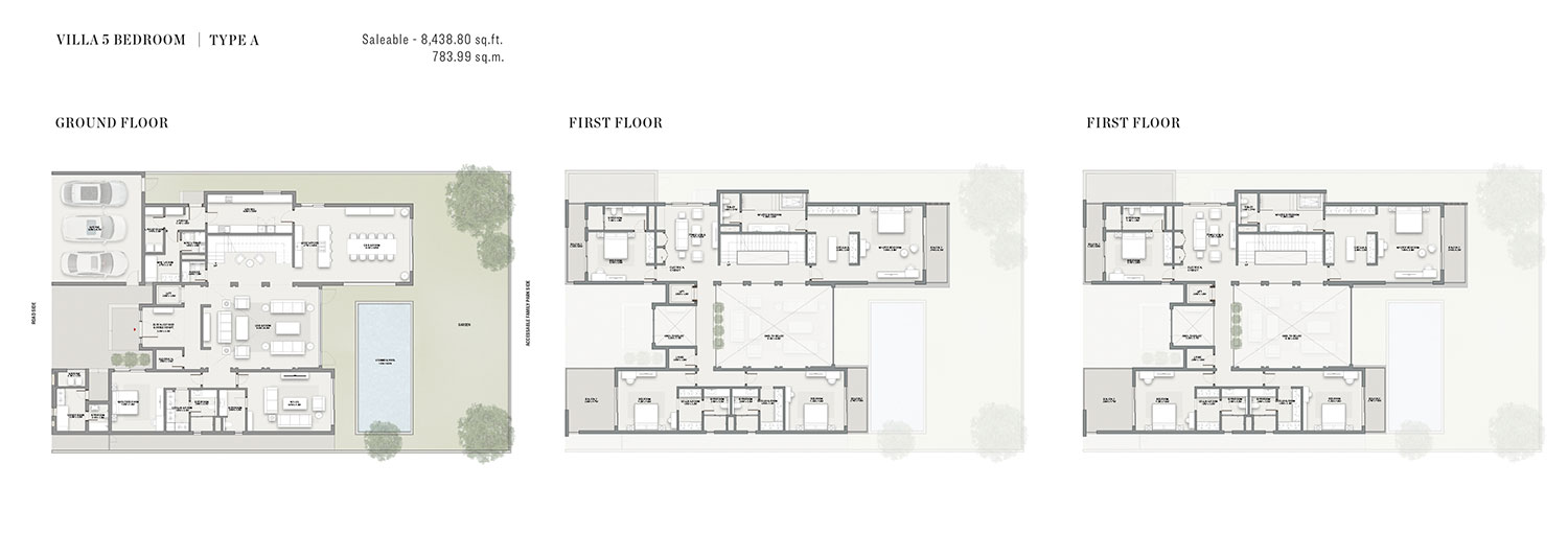 Sobha Estates 5-Bedroom Floor Plan