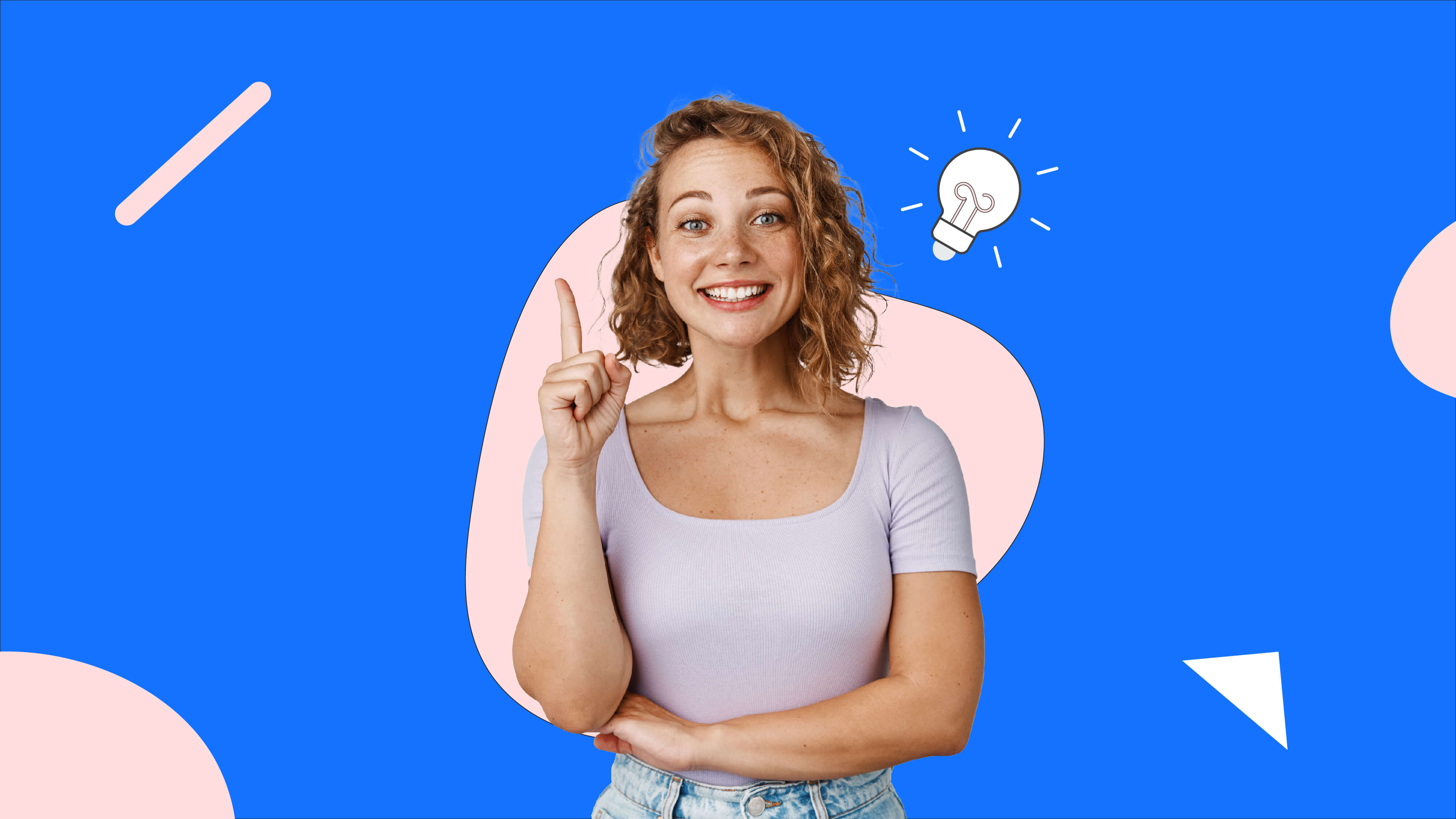 men in purple shirt pointing up