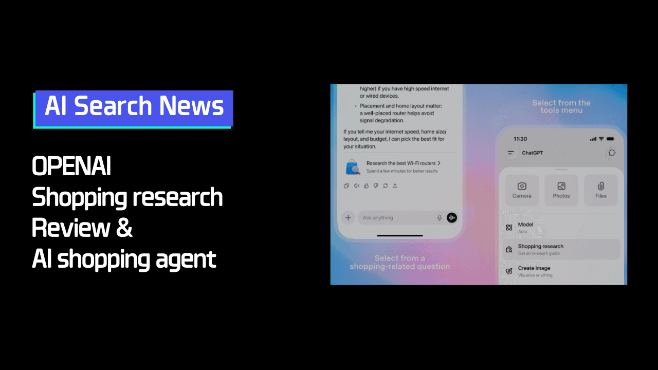 OpenAI 쇼핑 리서치 분석: AI 쇼핑 시대 미리보기
