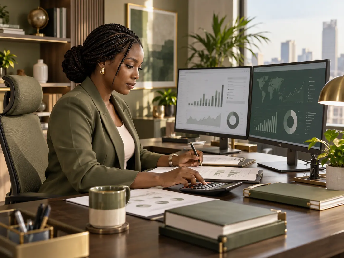 - Financial planning and business advisory meeting with professionals in Ghana