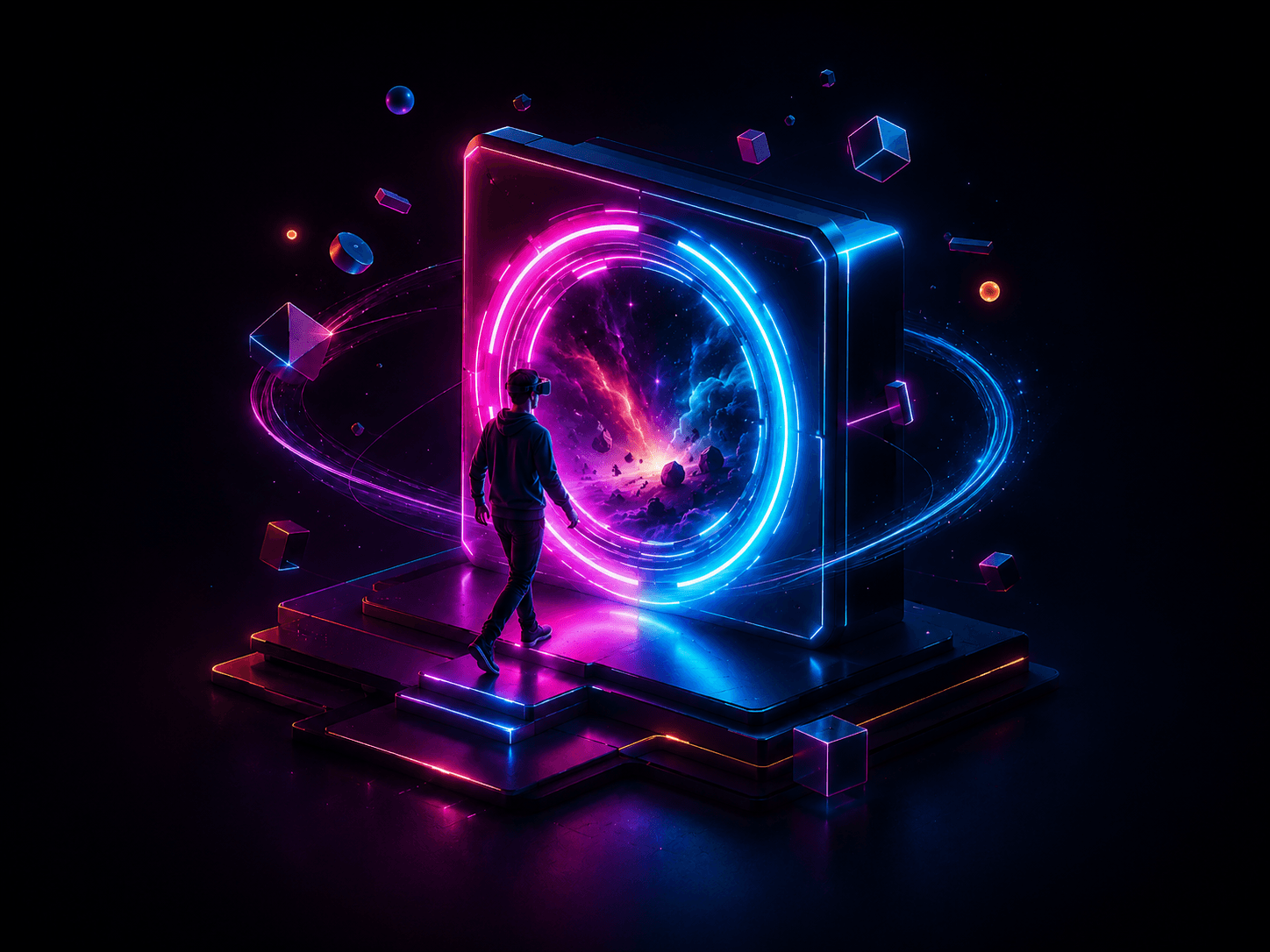 An abstract image that represents scalability
