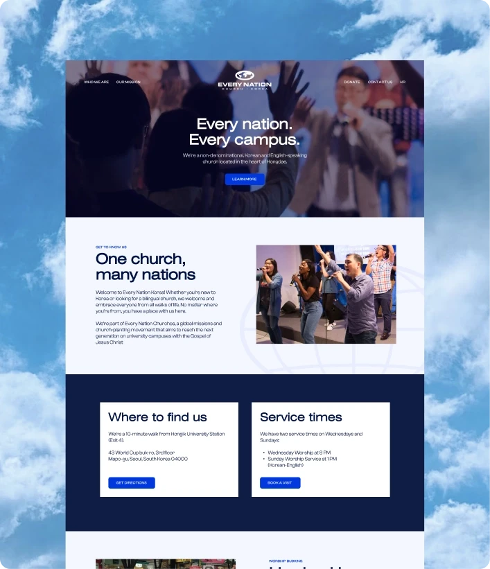 Social media post template