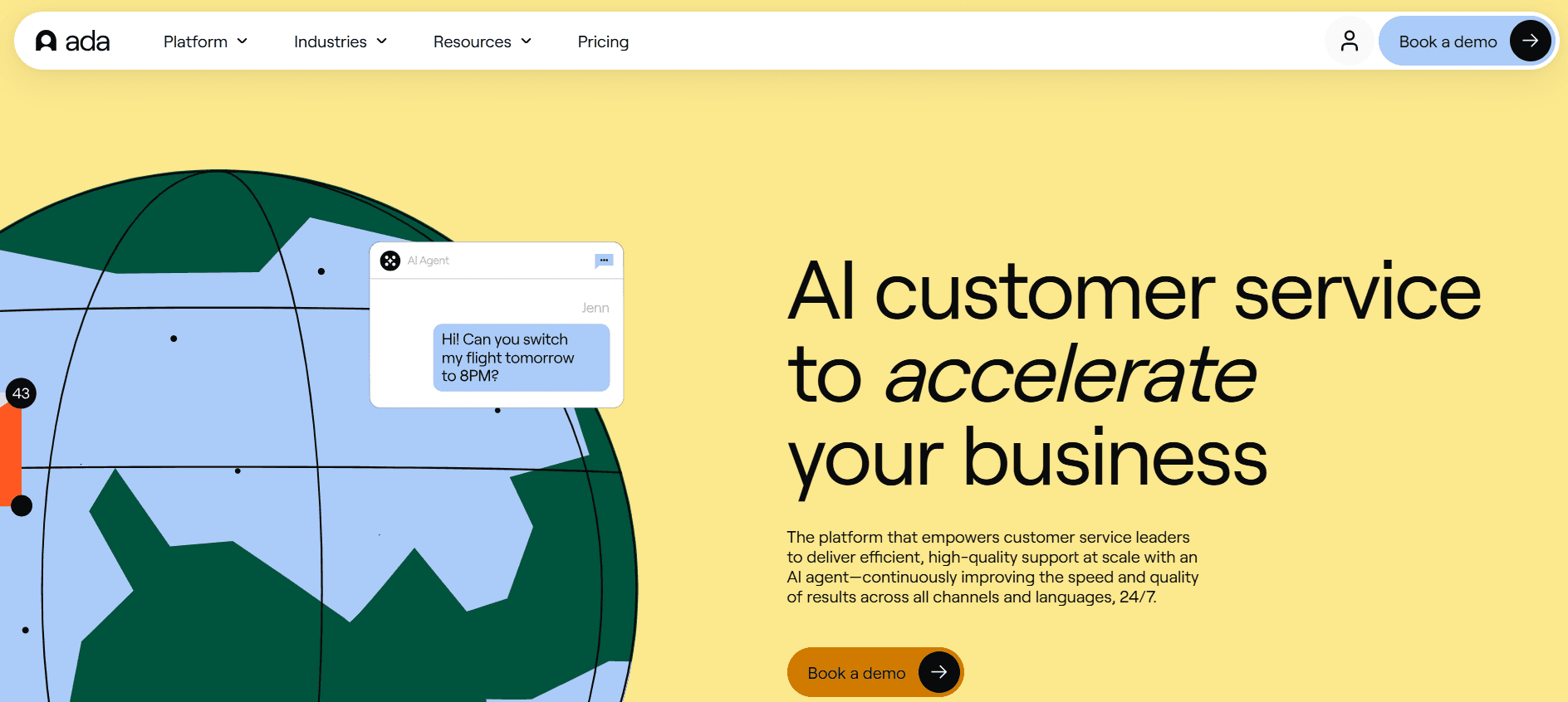 Ada - Best eCommerce Chatbots