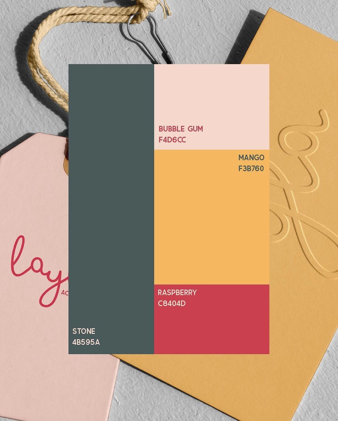 color pallete to represent graphic design
