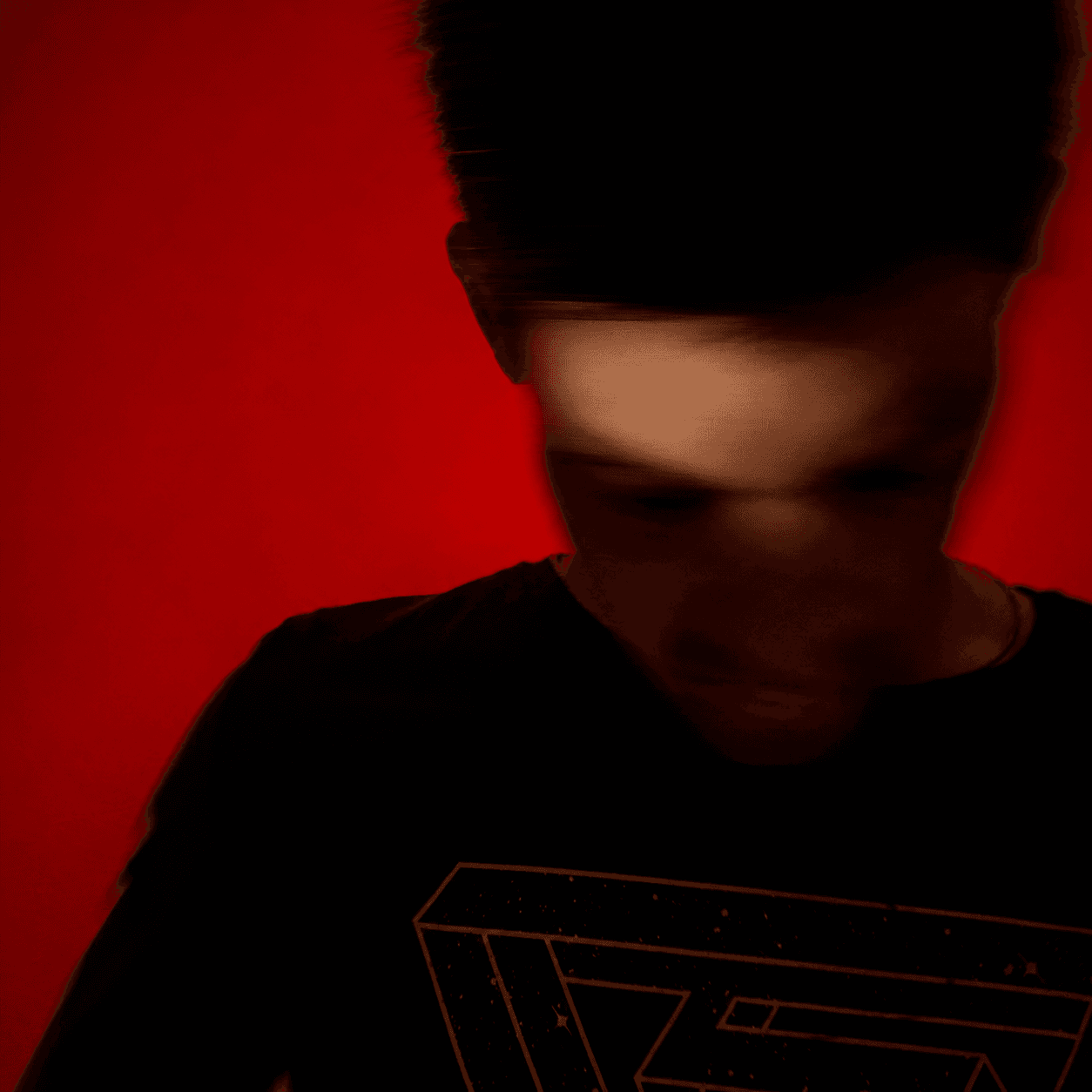 Portrait of portfolio creator – back view