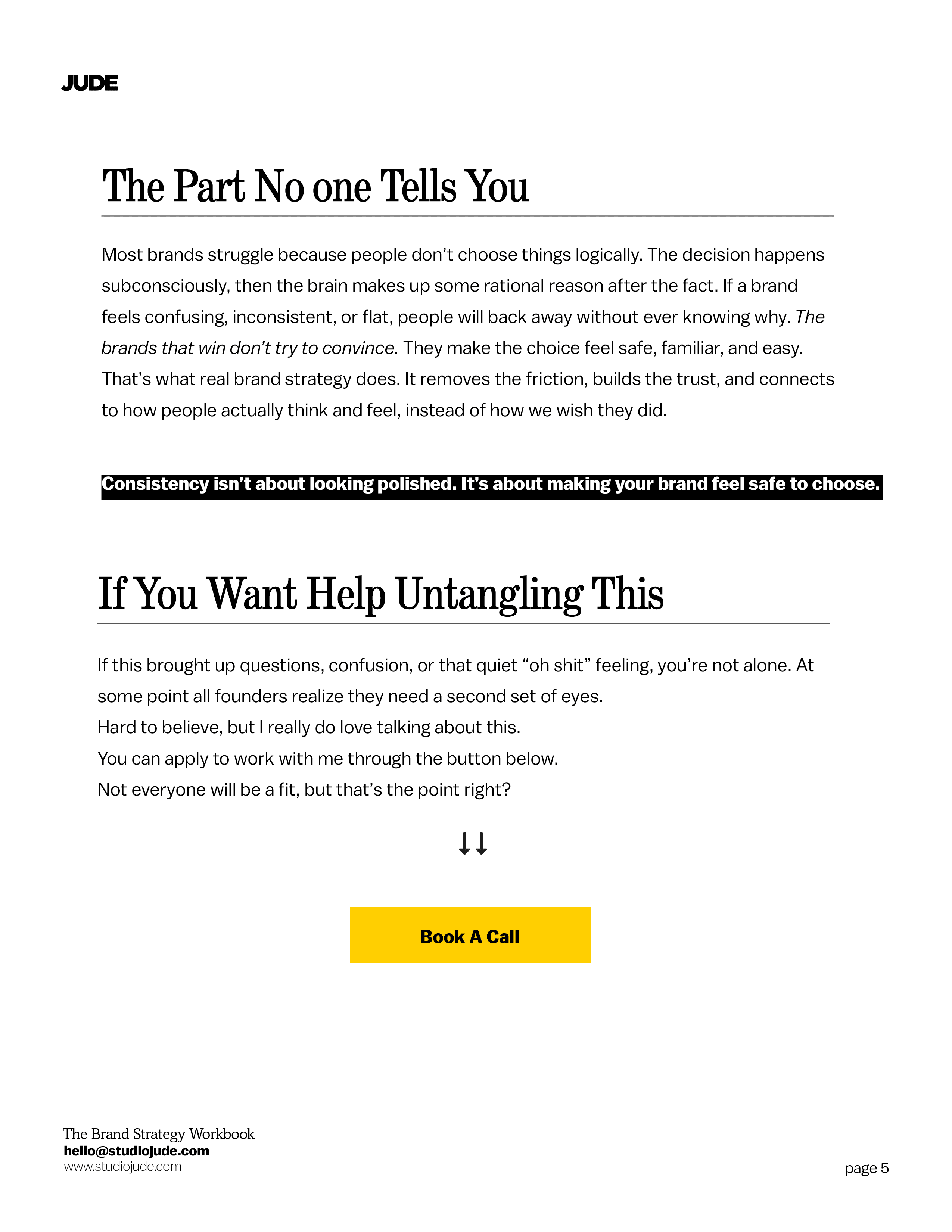 brand strategy workbook page 5