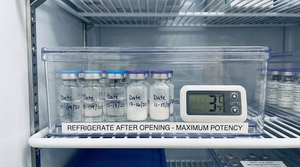 how to store peptides after reconstitution