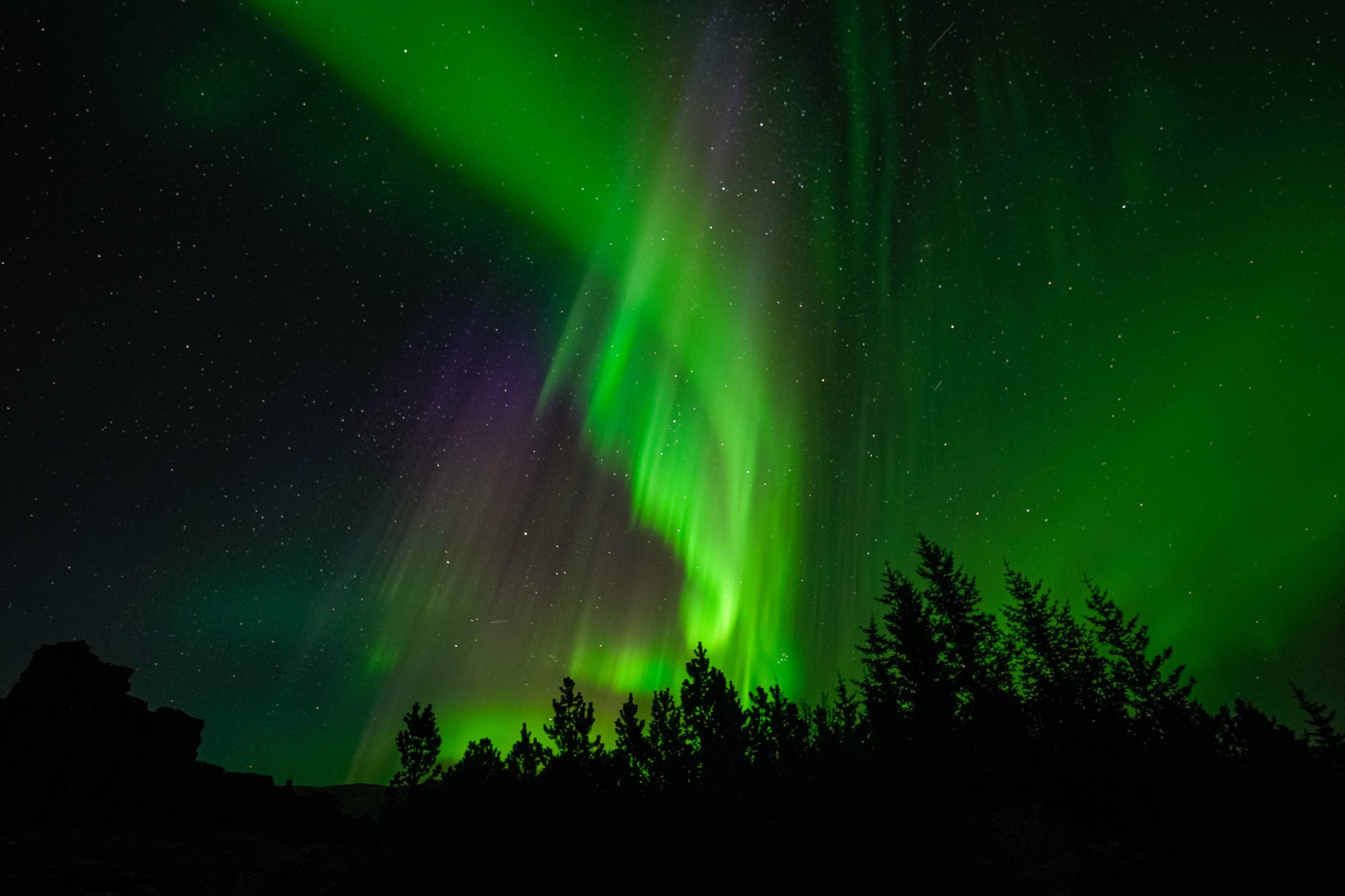 Northern Lights tour photography from Aurora Experts in Iceland, featuring guests beneath the aurora, winter landscapes, and vivid skies over remote Icelandic locations.