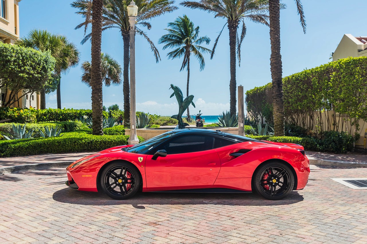 Ferrari 488 Red on Red