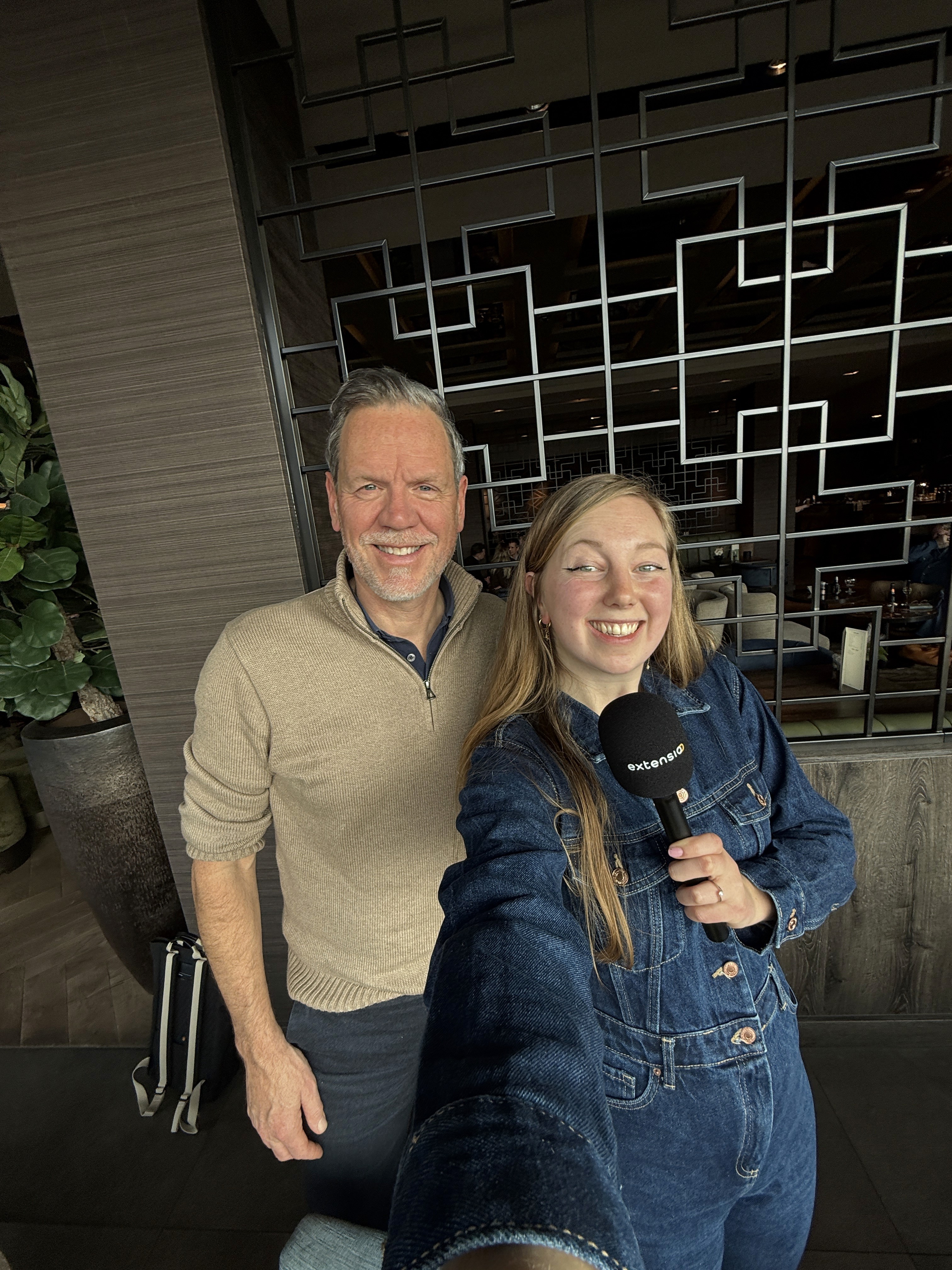 Wim van den Nobelen — Portretfoto van Wim van den Nobelen en Ilse van Maaren tijdens het interview over recruitment en werkgeverschap.