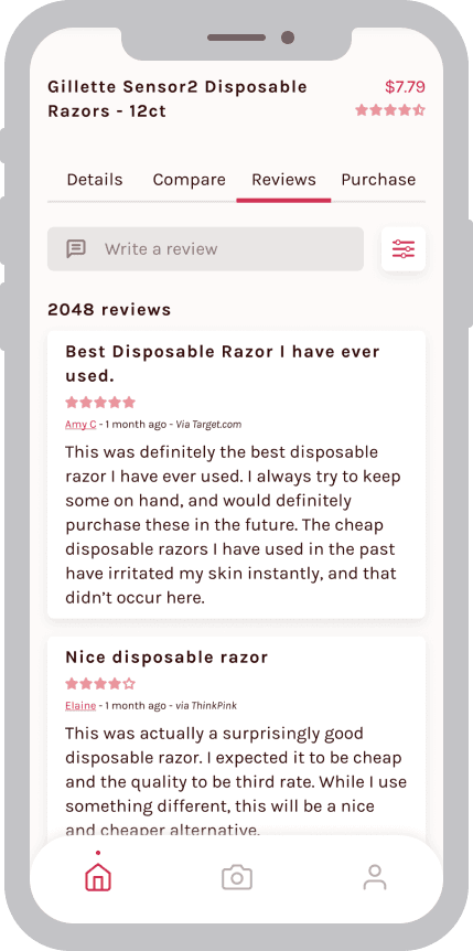 Mockup of the chatbot scanning the image