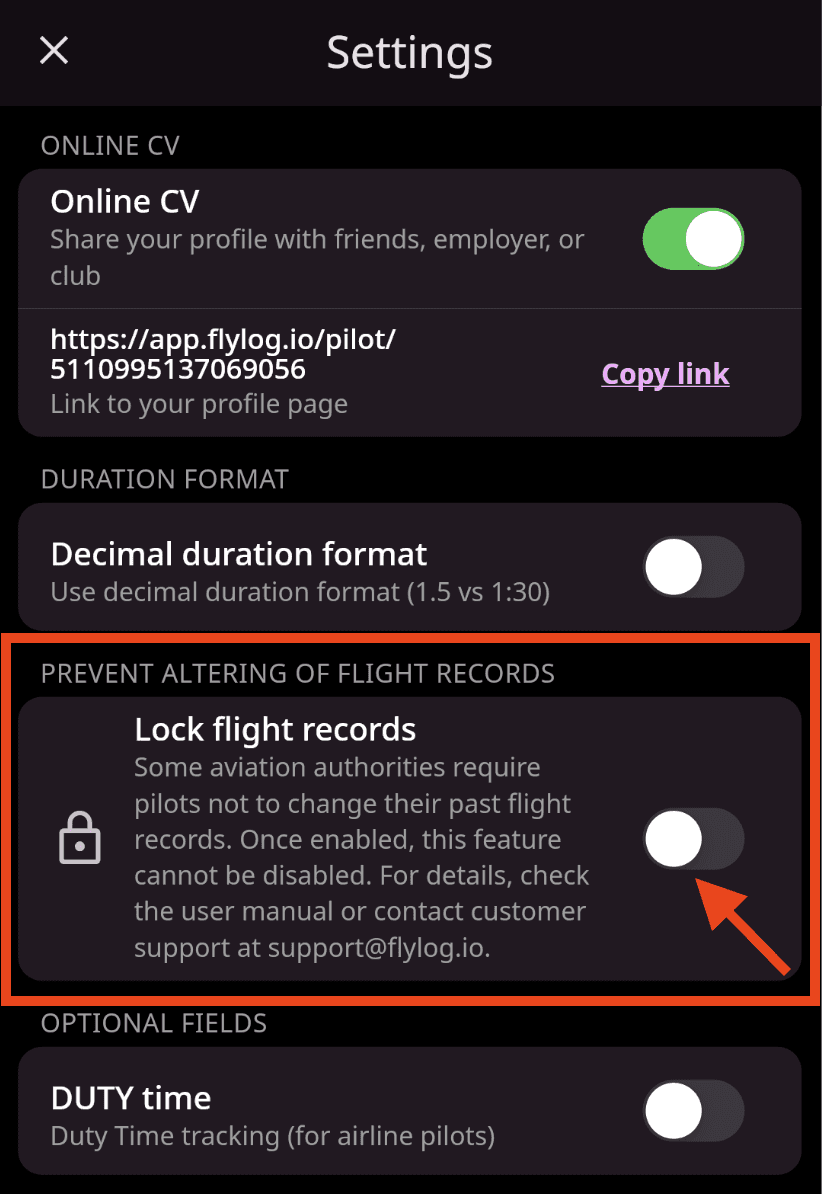 lock-your-flights-to-be compliant
