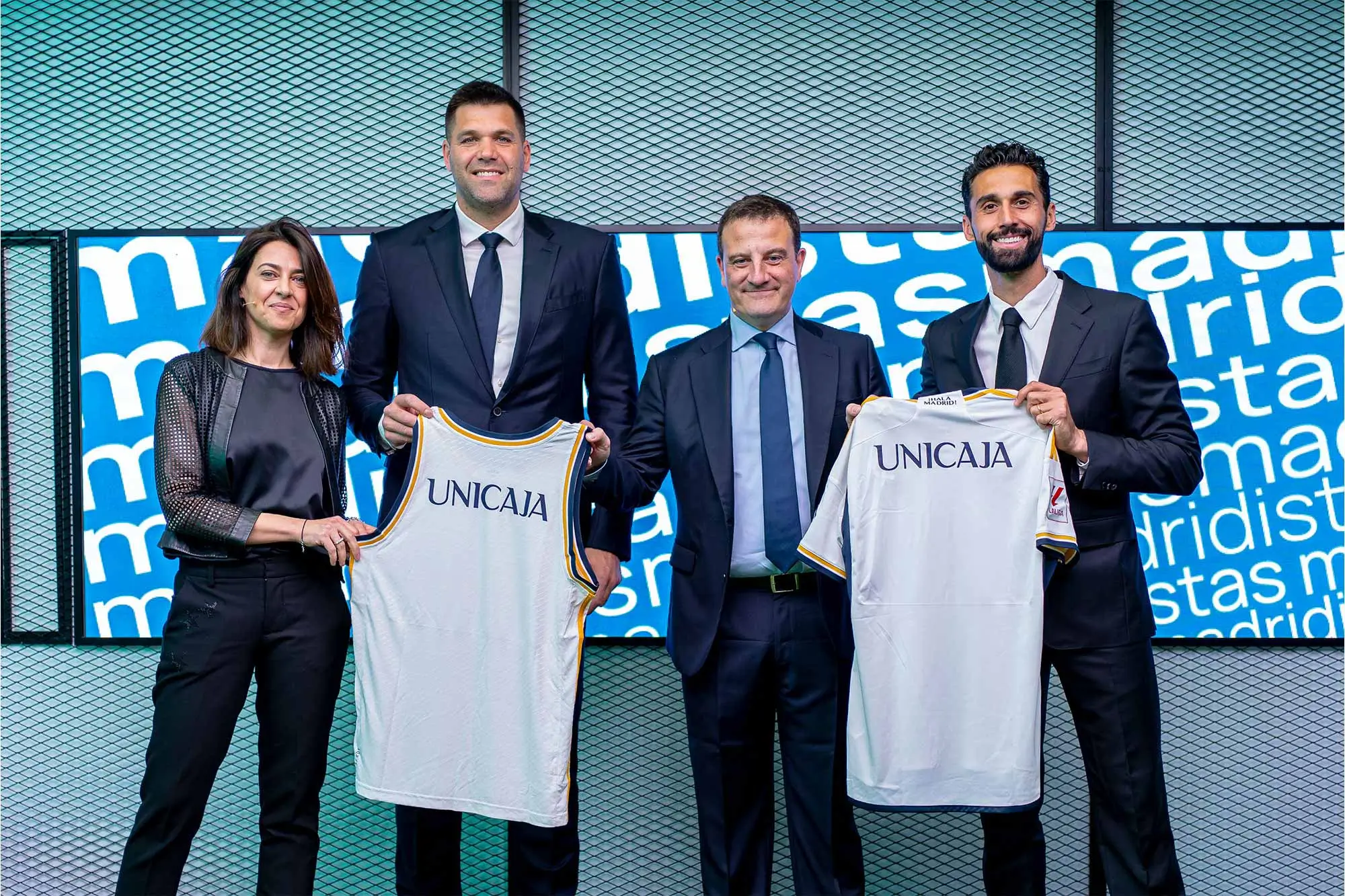 Evento corporativo para la presentación del espacio Unicaja Real Madrid.