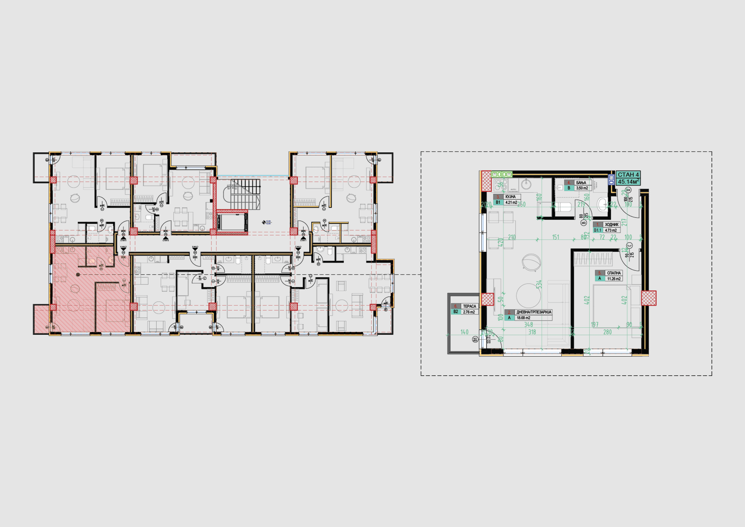 house interior with stairs and wall tiles