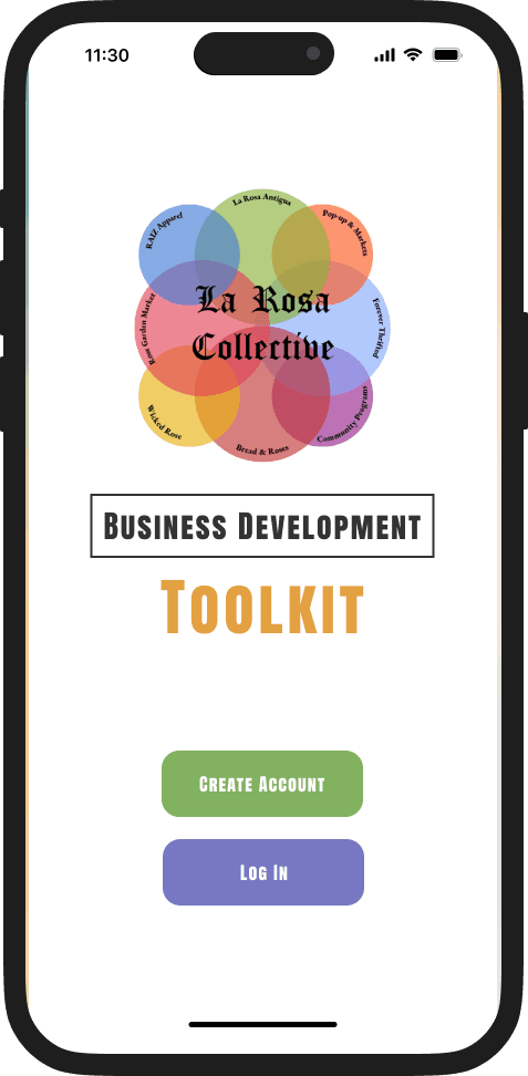 Toolkit phone mockup