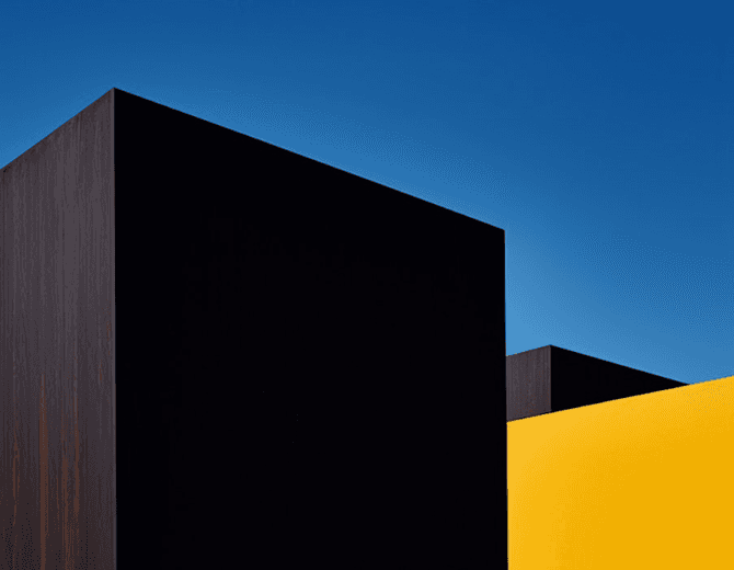Black and yellow color qubes