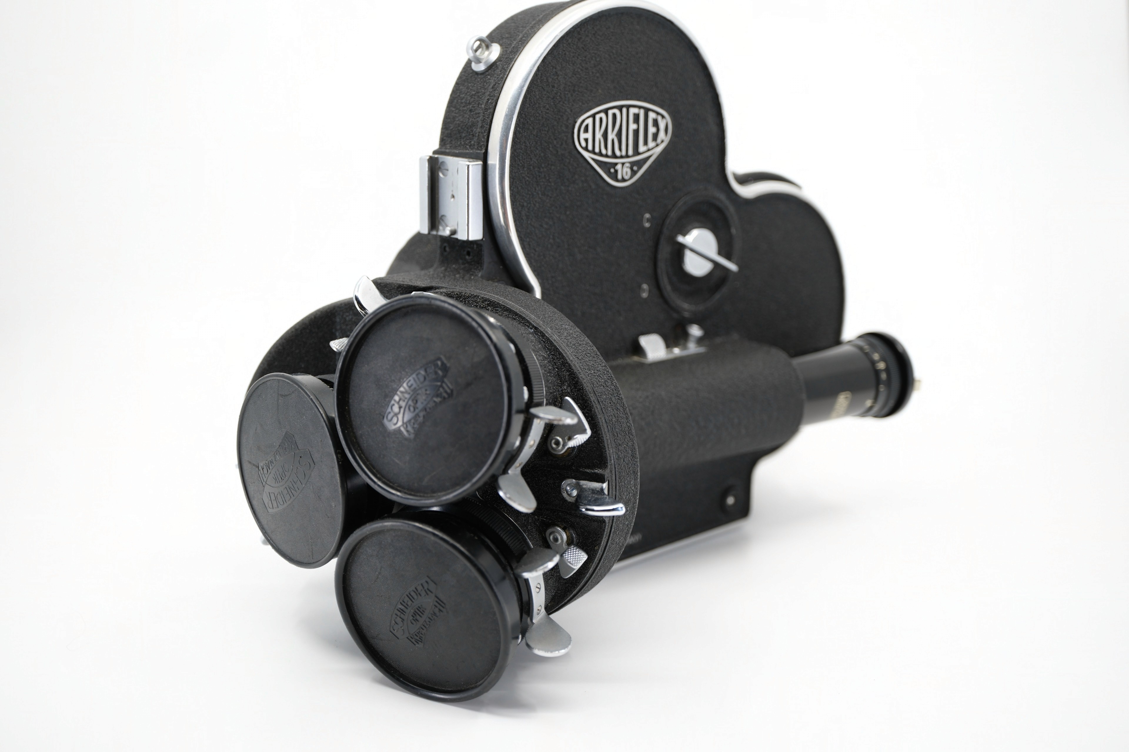 Arriflex 16s MINT(-) 3 Lenses, 24fps Sync Motor, Bellows, Orig