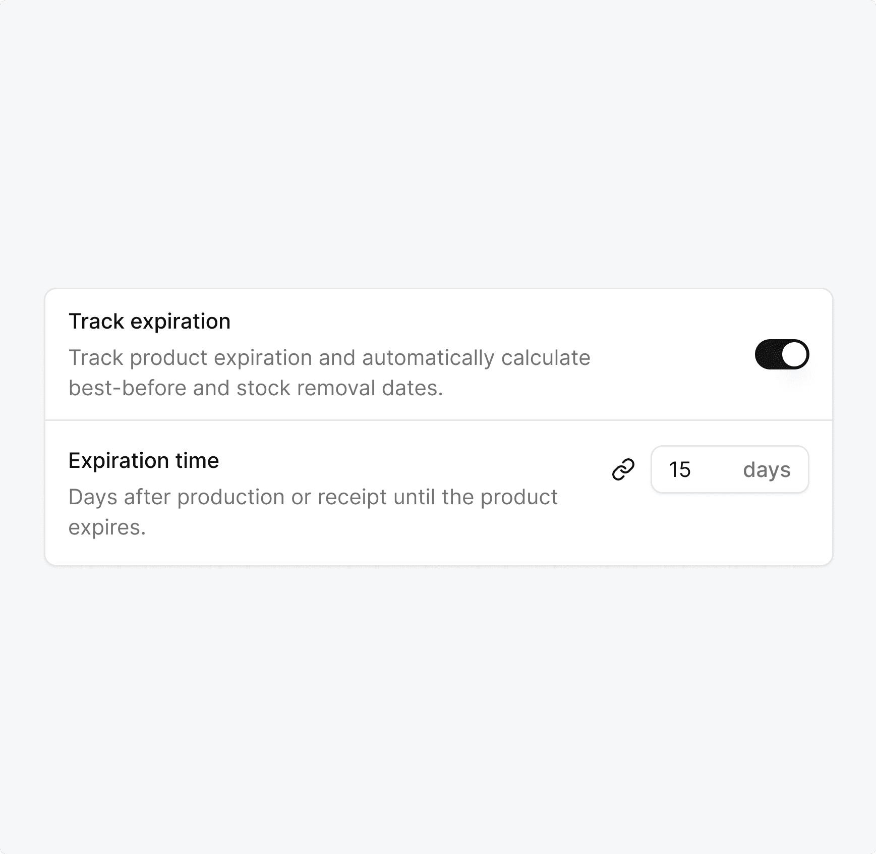 Production planning view