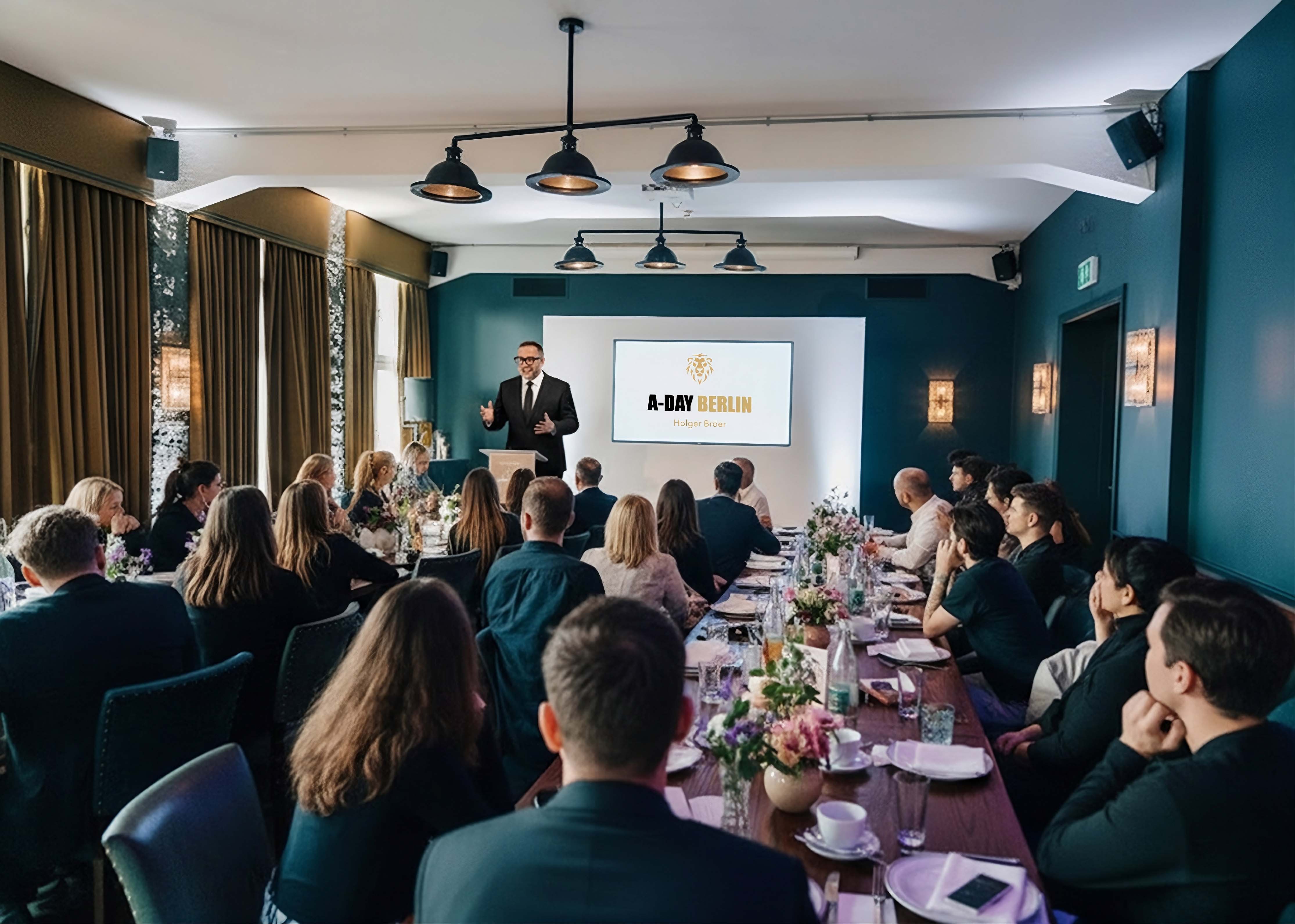 Man doing shoulder workout in the gym