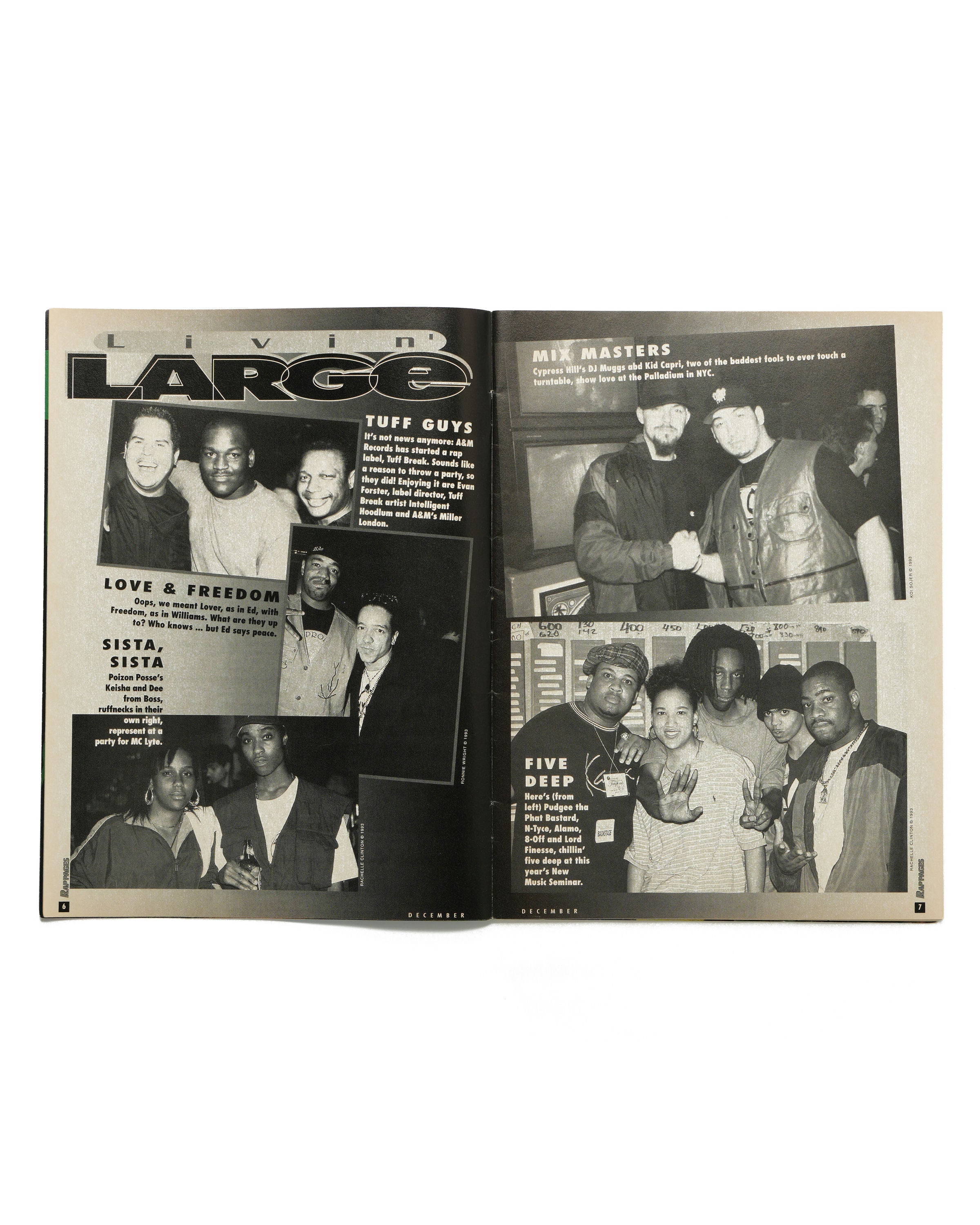 Rap Pages - December 1993 - Insert