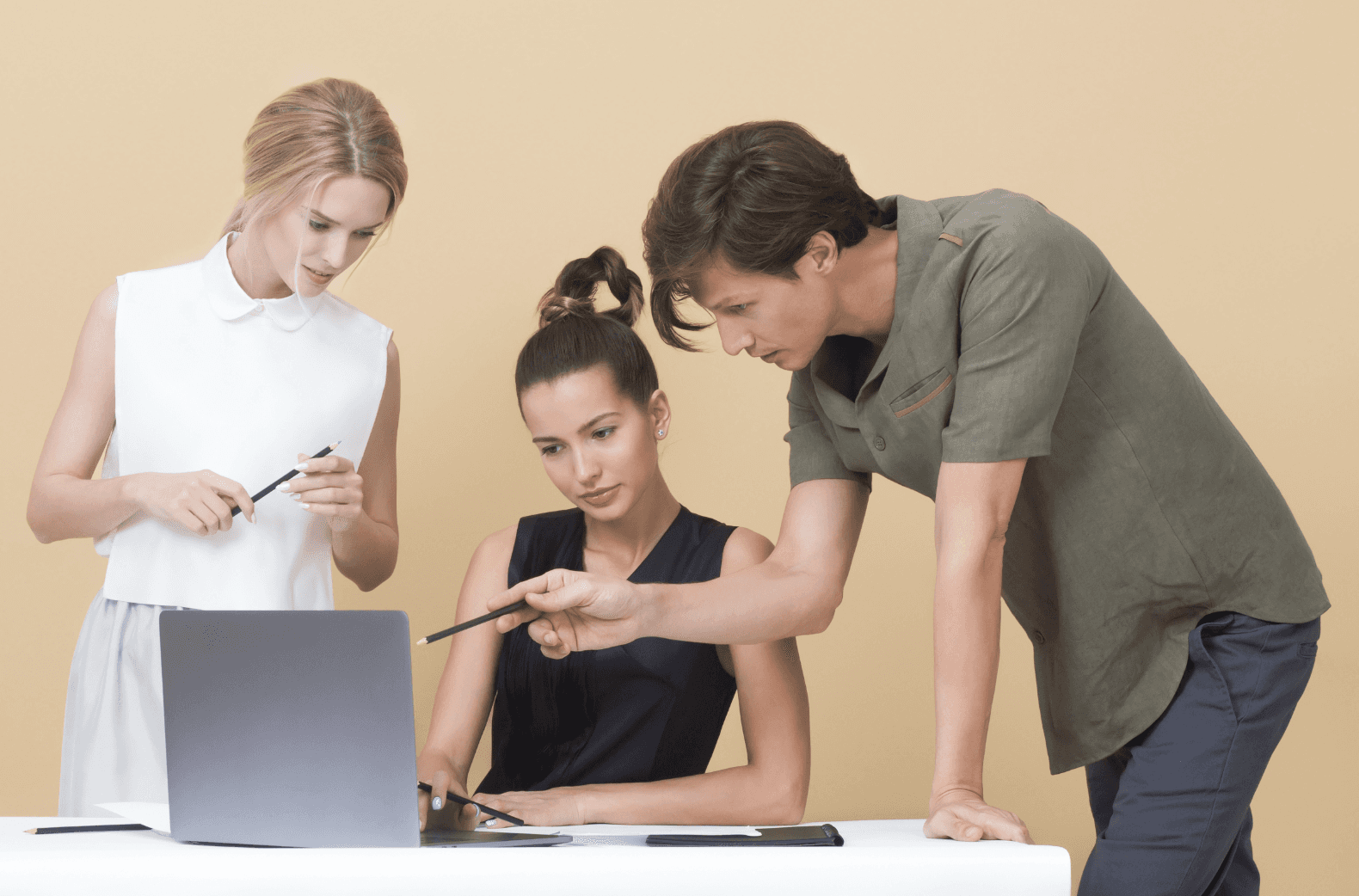 Founders discussing feedback from users