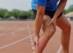Sports injury physiotherapy rehabilitation session